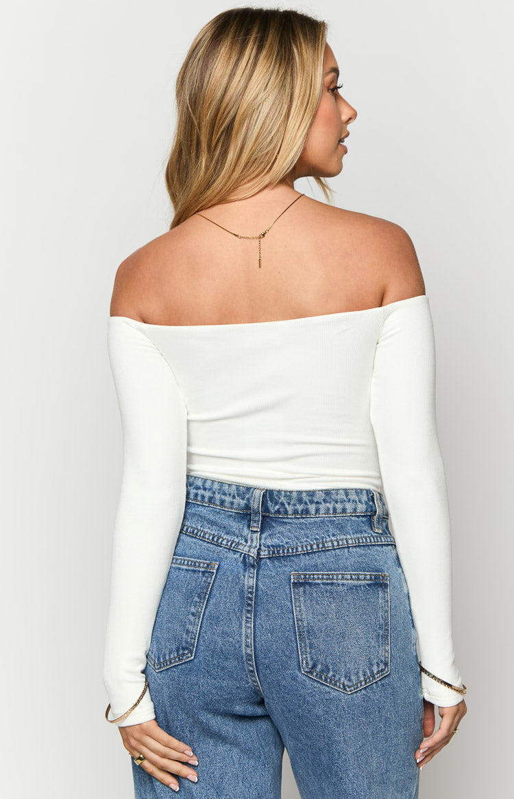 İntan Premium Beyaz Askısız Bodysuit - Şıklığın Adresi