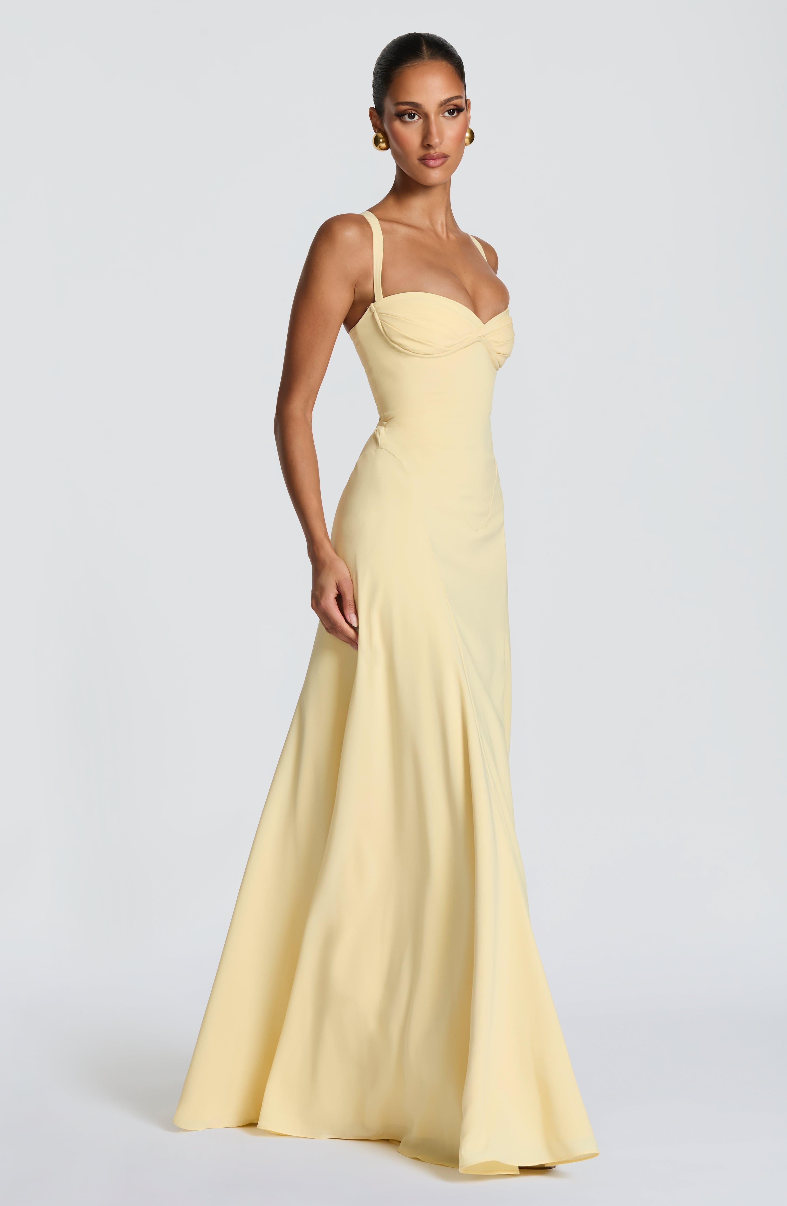 Irie Maxi Elbise - Limon