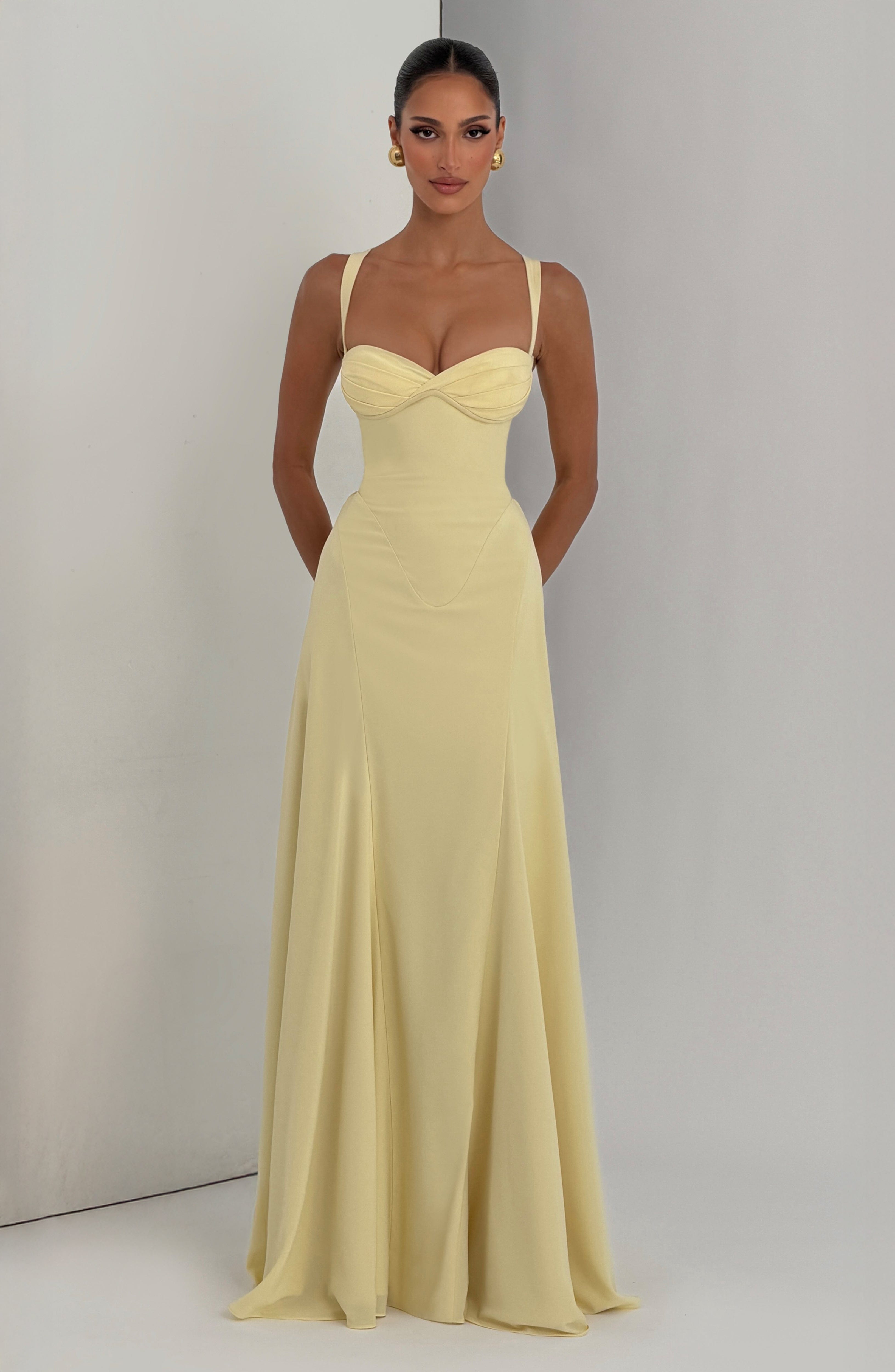 Irie Maxi Elbise - Limon