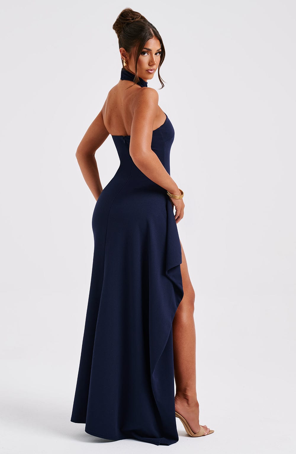 Isadora Lacivert Maxi Elbise
