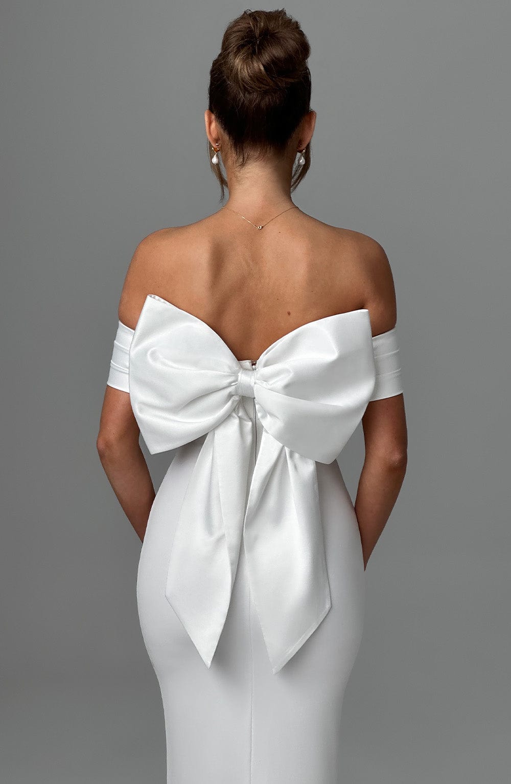 Joanna Maxi Ekru Elbise