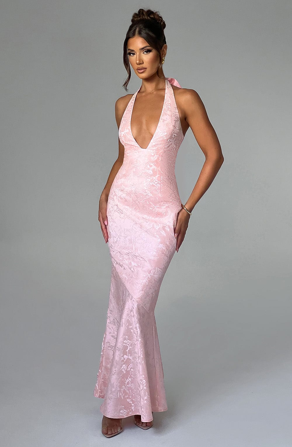 Josephine Pembe Maxi Elbise