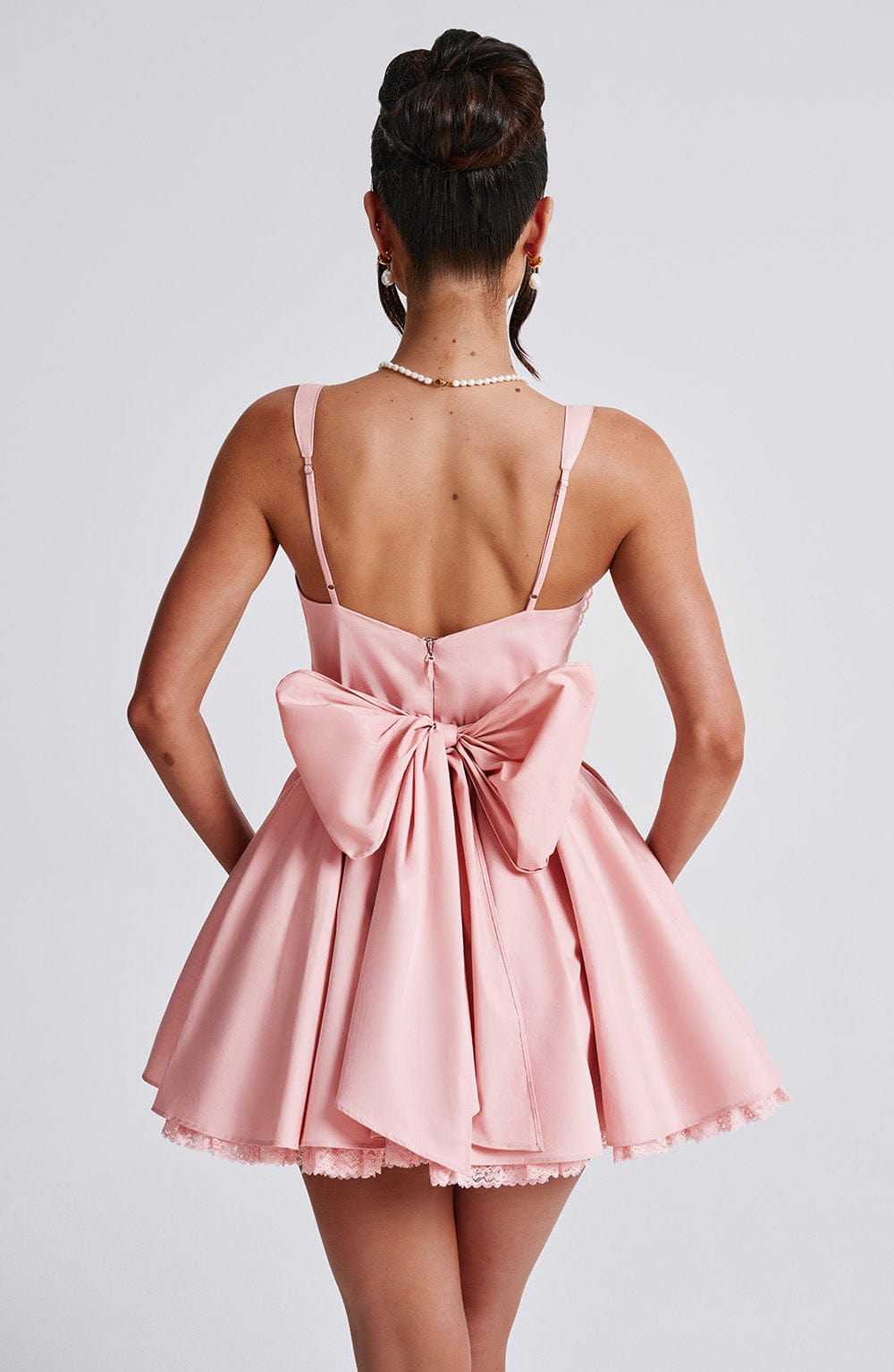 Josie Mini Pembe Elbise