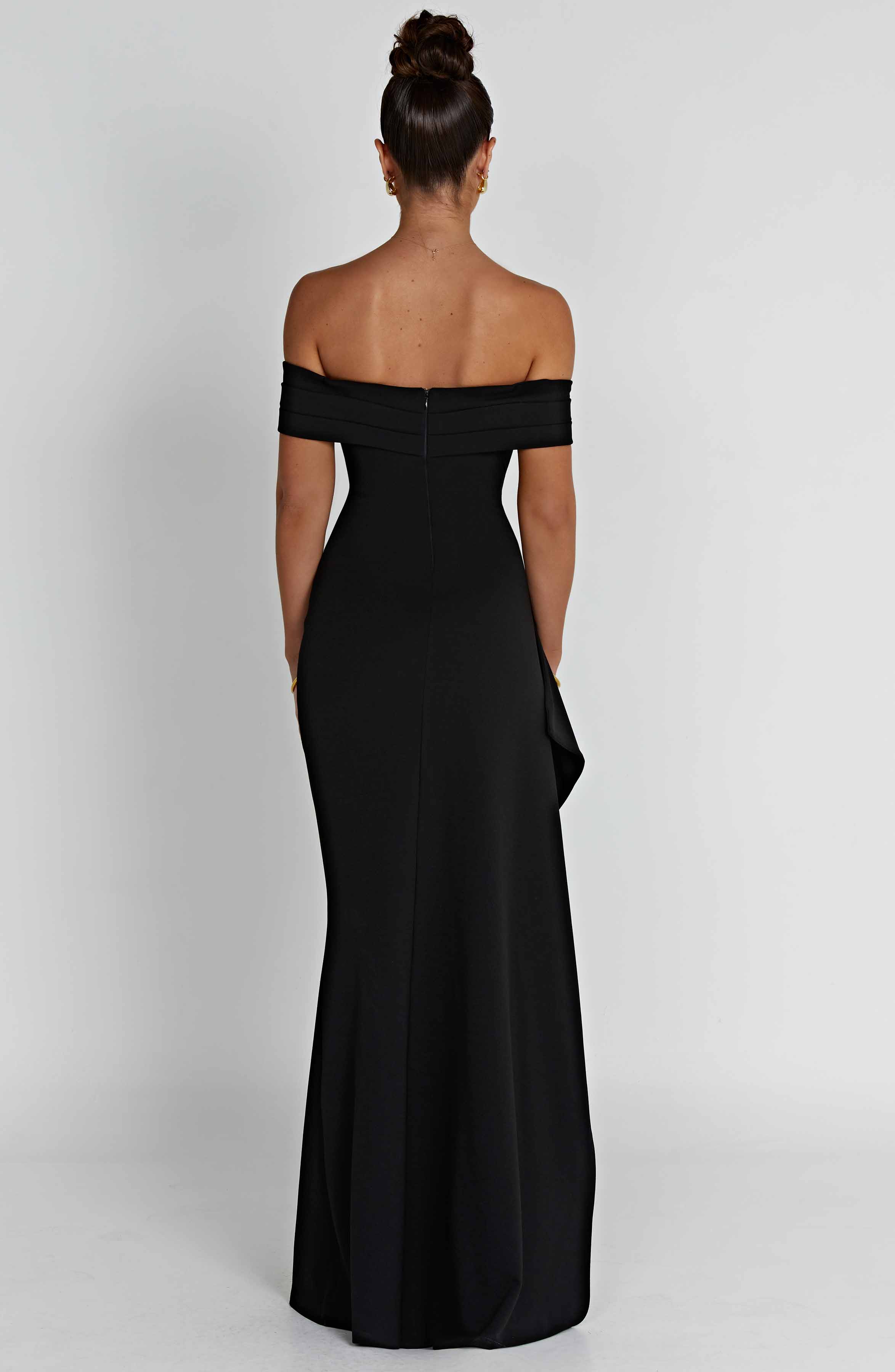 Joyce Maxi Siyah Elbise