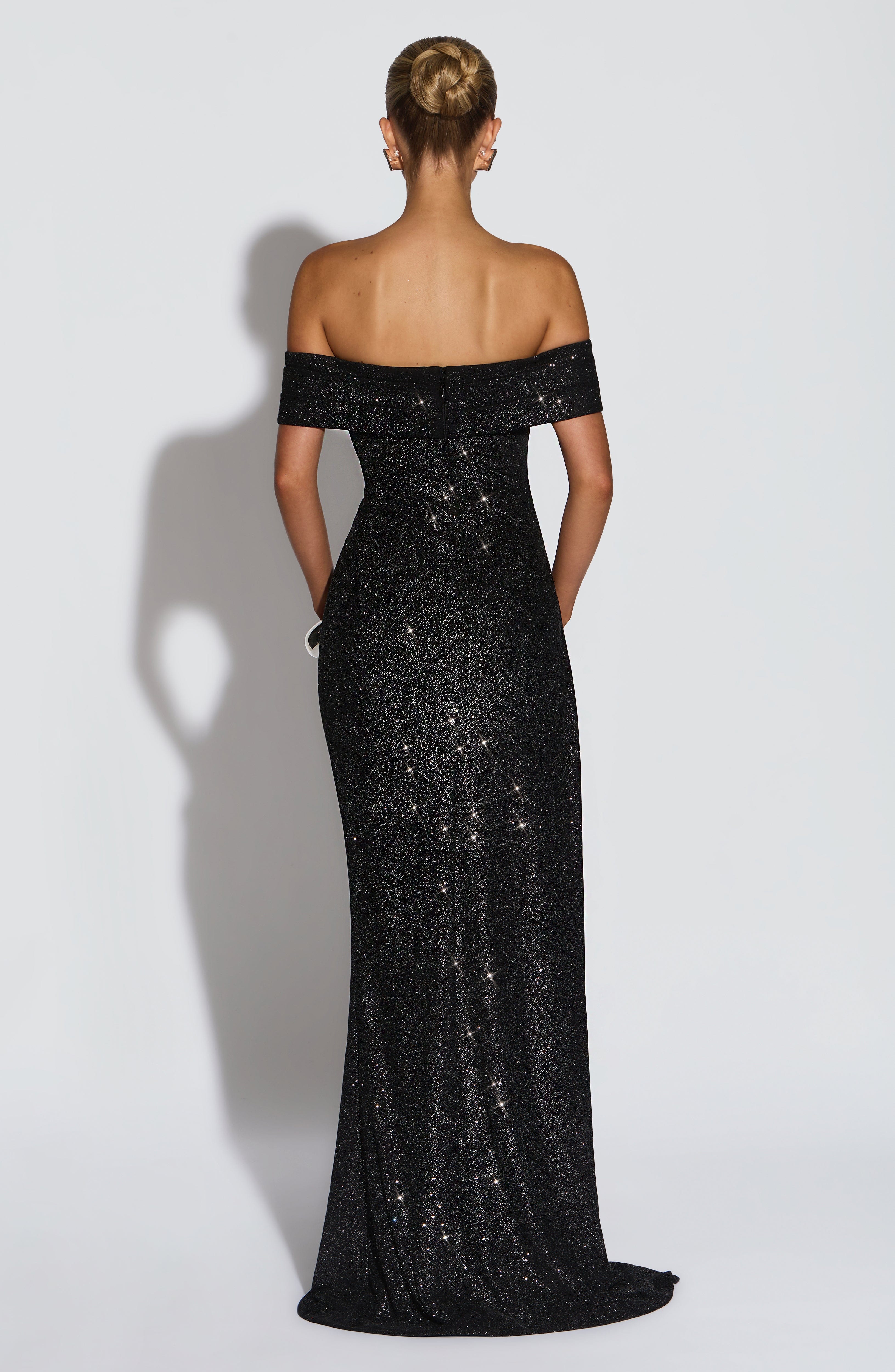 Joyce Maxi Siyah Elbise