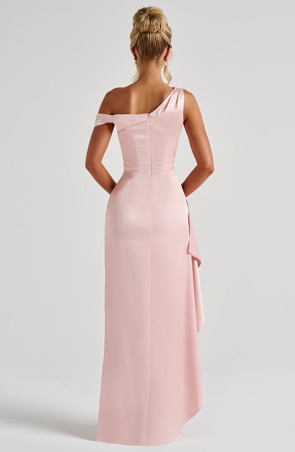 Juliene Pembe Maxi Elbise