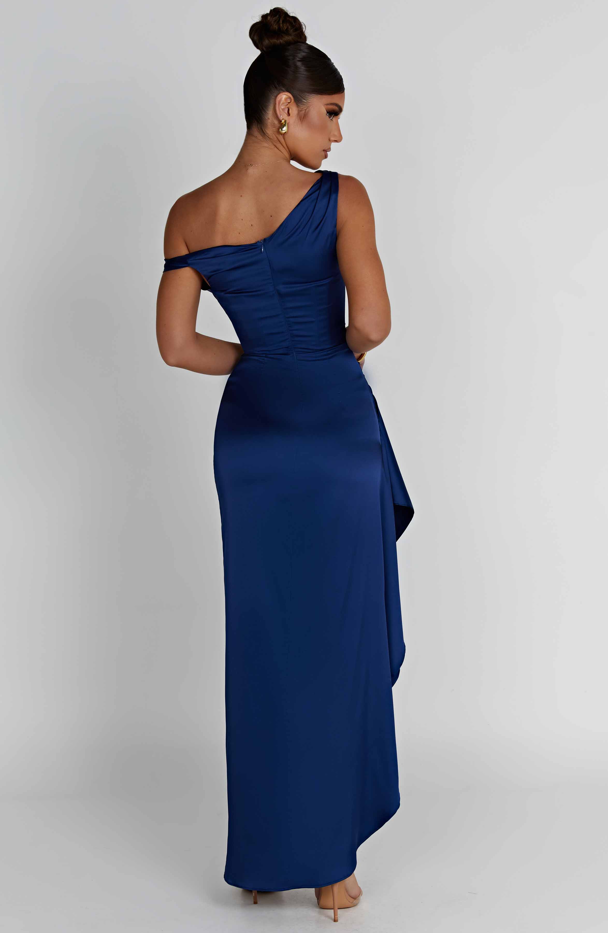 Juliene Maxi Lacivert Elbise