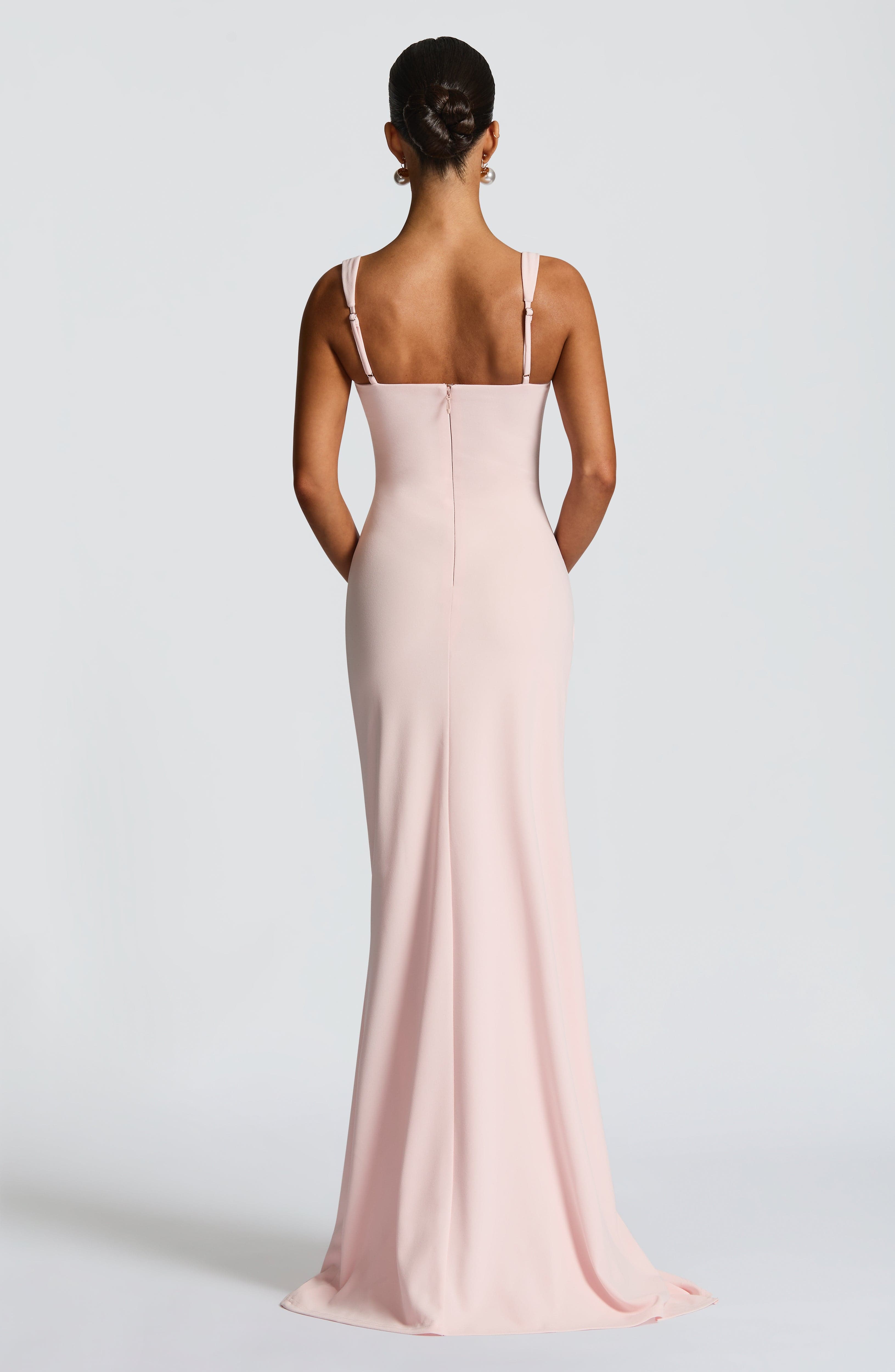 Pembe Katana Maxi Elbise