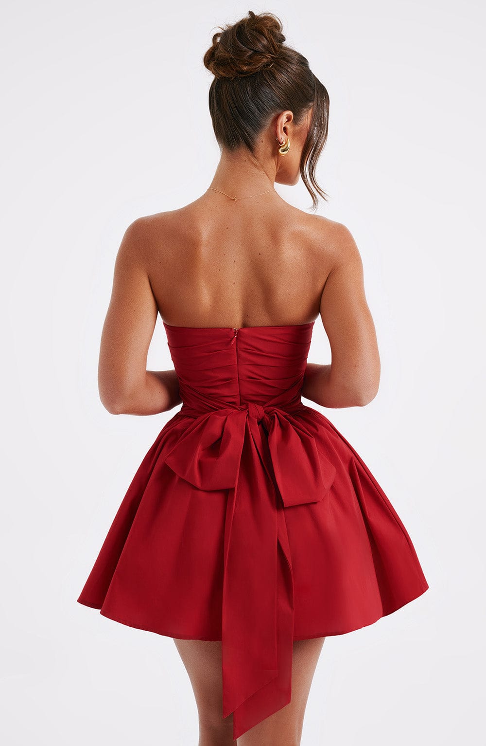 Katrina Kırmızı Mini Elbise