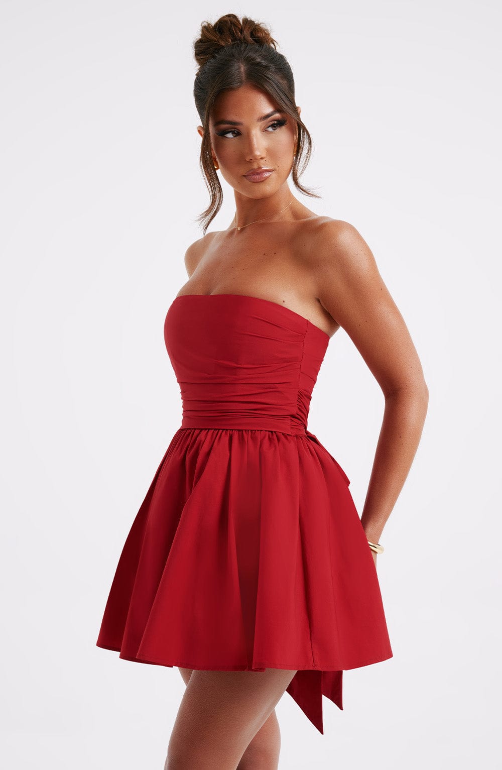 Katrina Kırmızı Mini Elbise