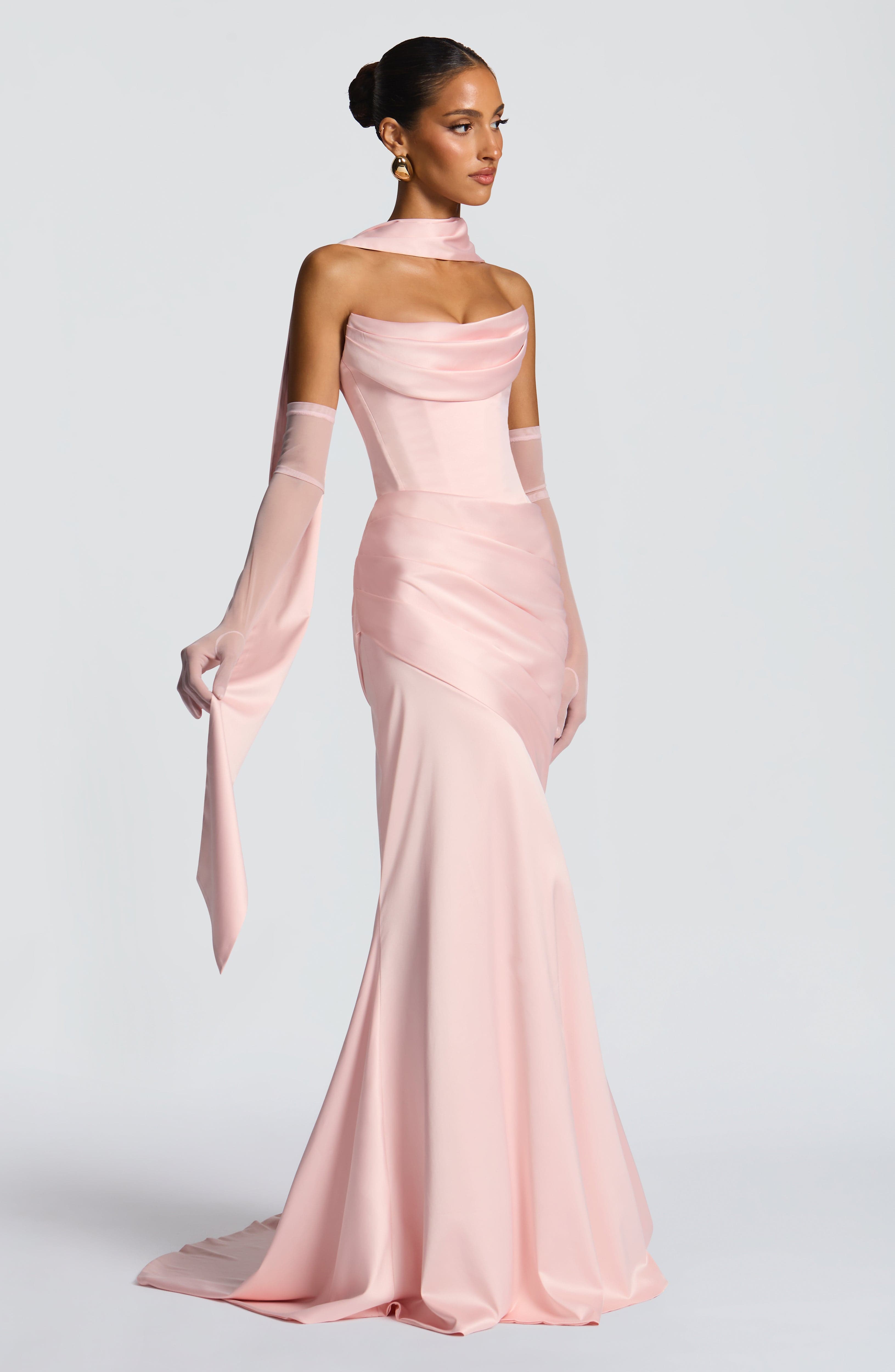 Kensington Pembe Maxi Elbise