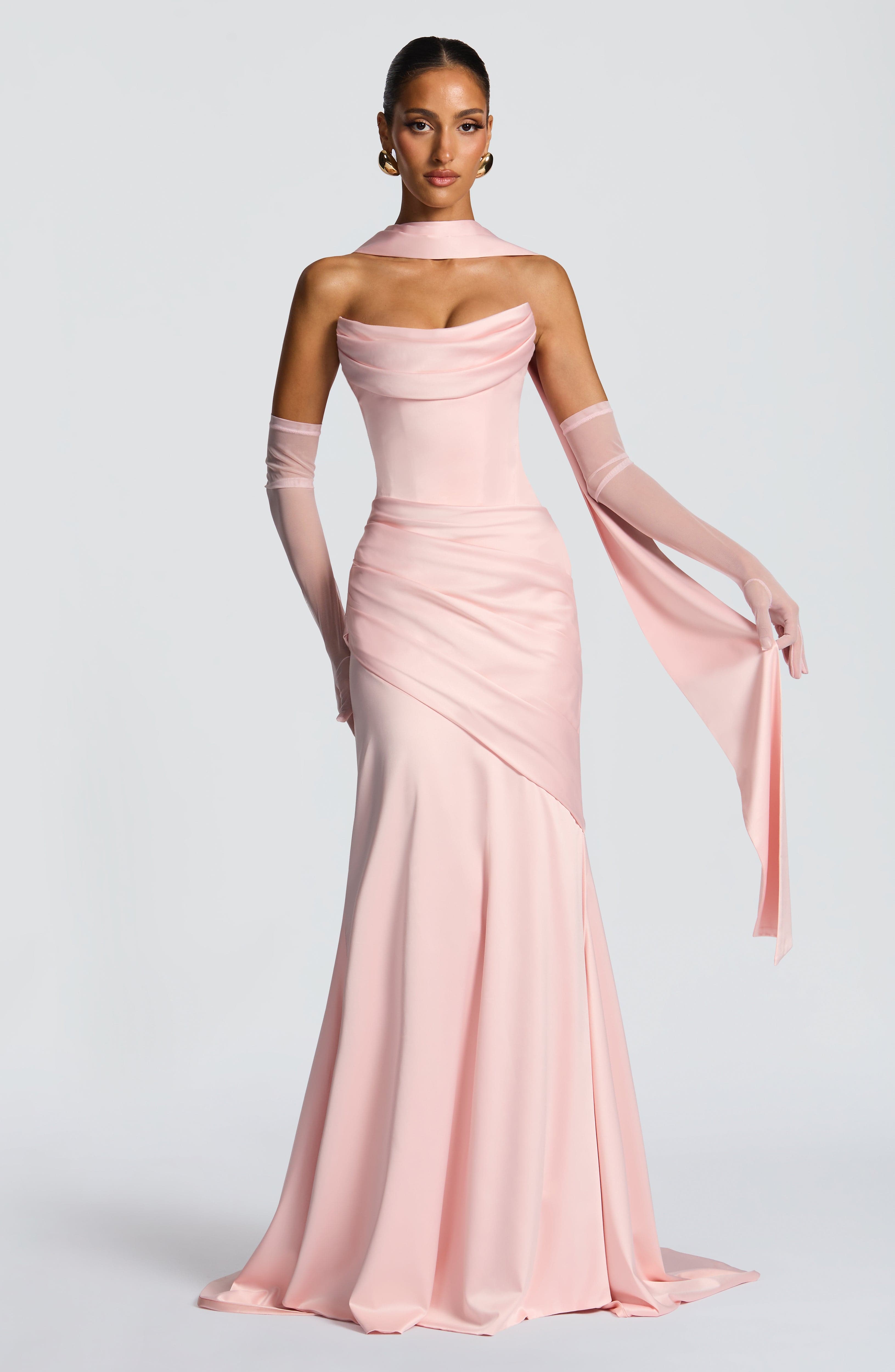 Kensington Pembe Maxi Elbise