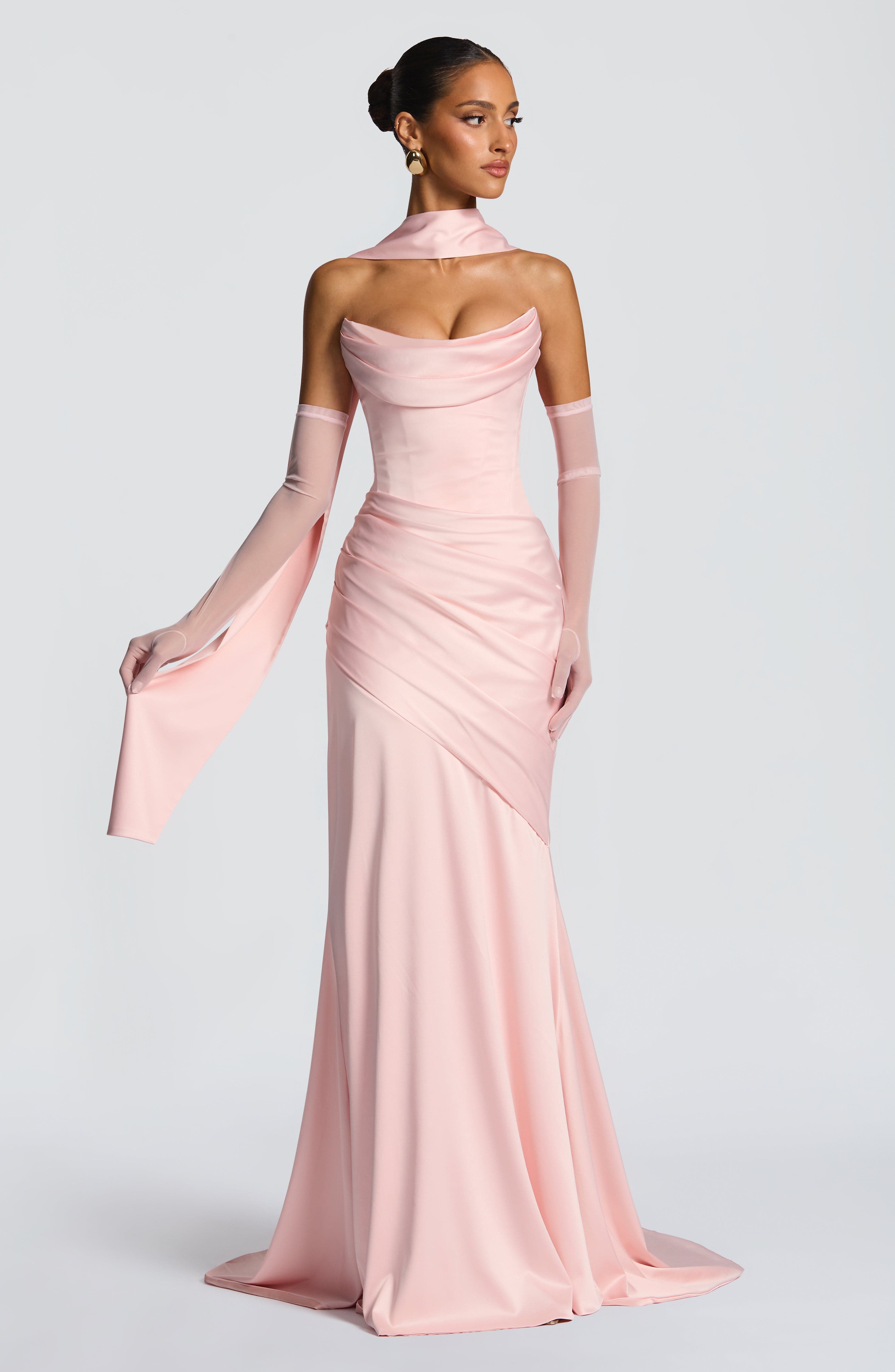 Kensington Pembe Maxi Elbise