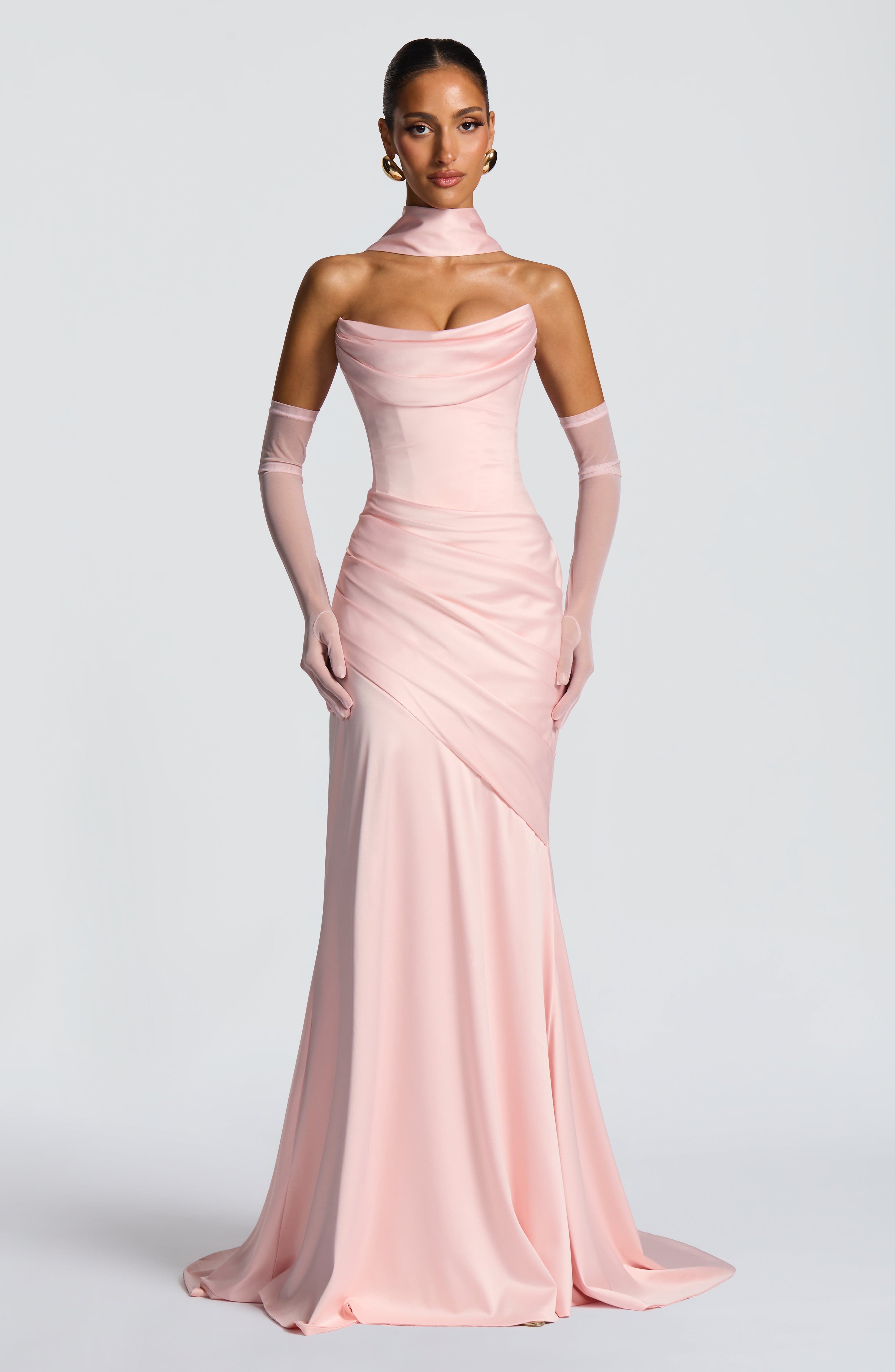 Kensington Pembe Maxi Elbise
