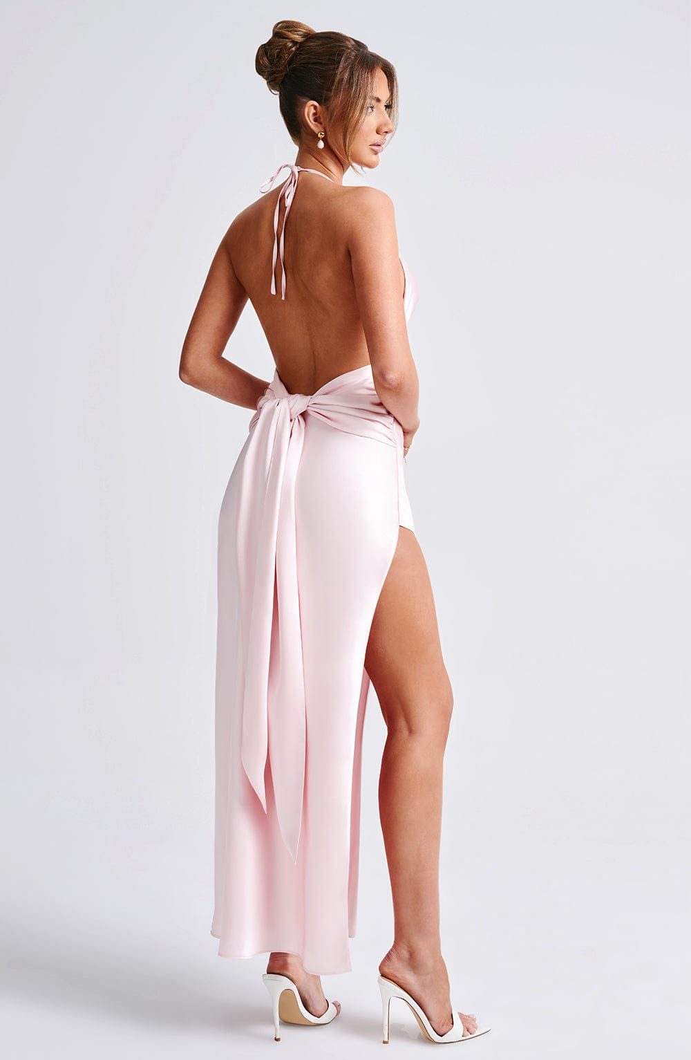 Kiandra Pembe Maxi Elbise