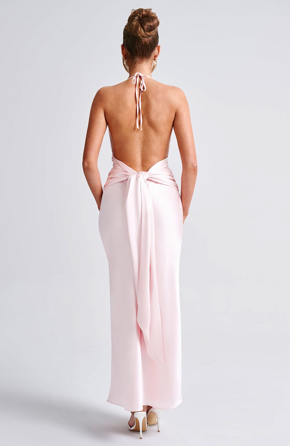 Kiandra Pembe Maxi Elbise