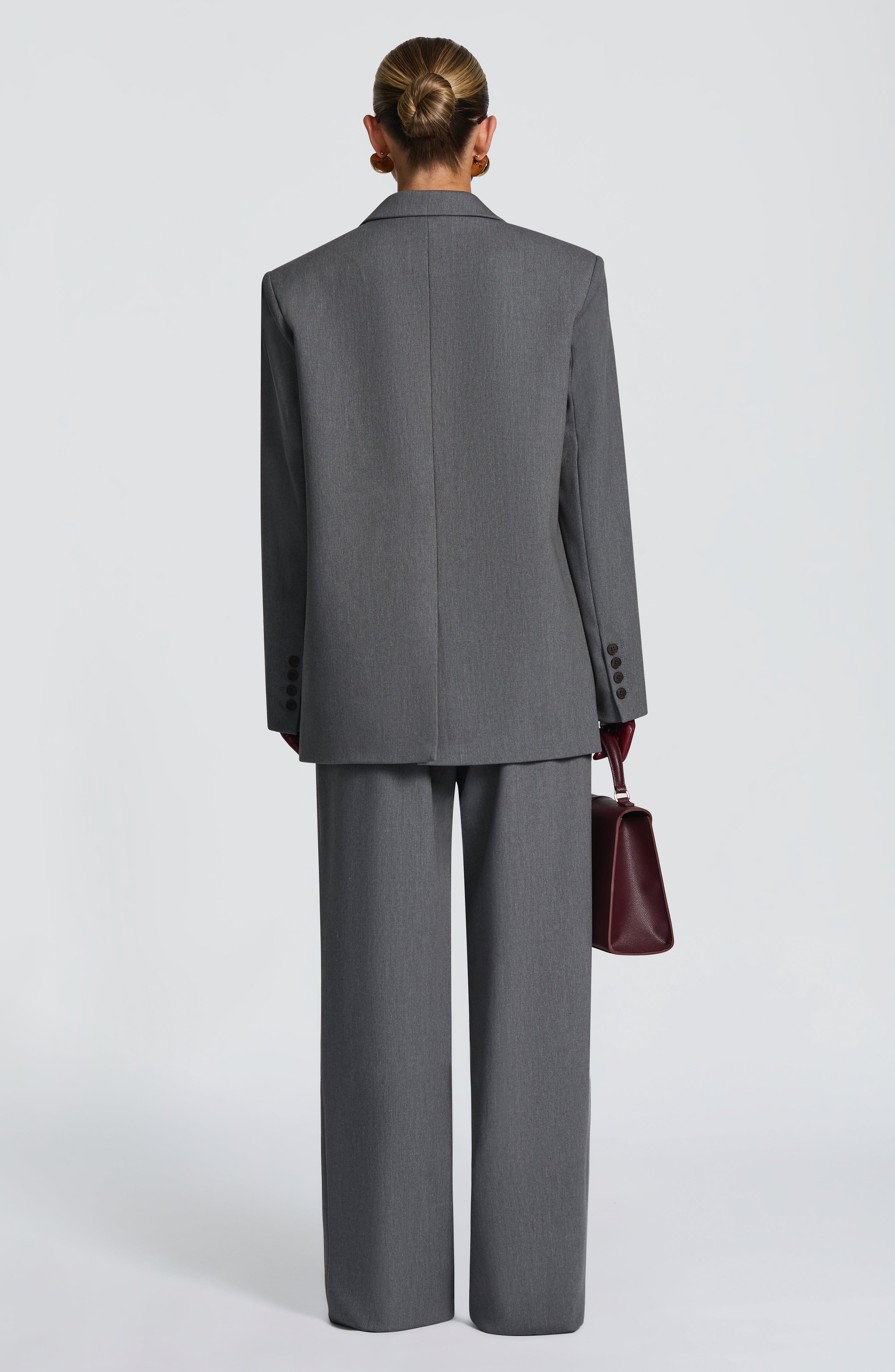Kirsty Gri Melanj Pantolon