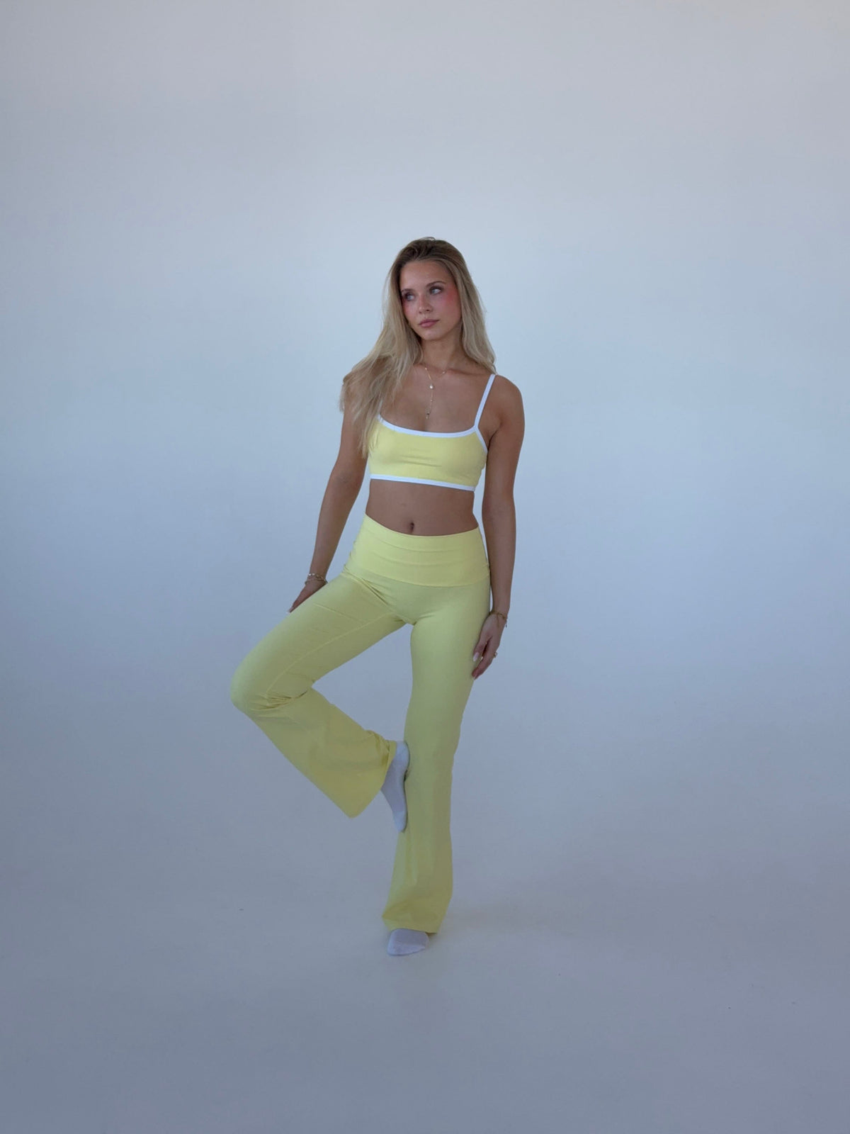 Premium Tereyağı Renk Geniş Paça Pantolon