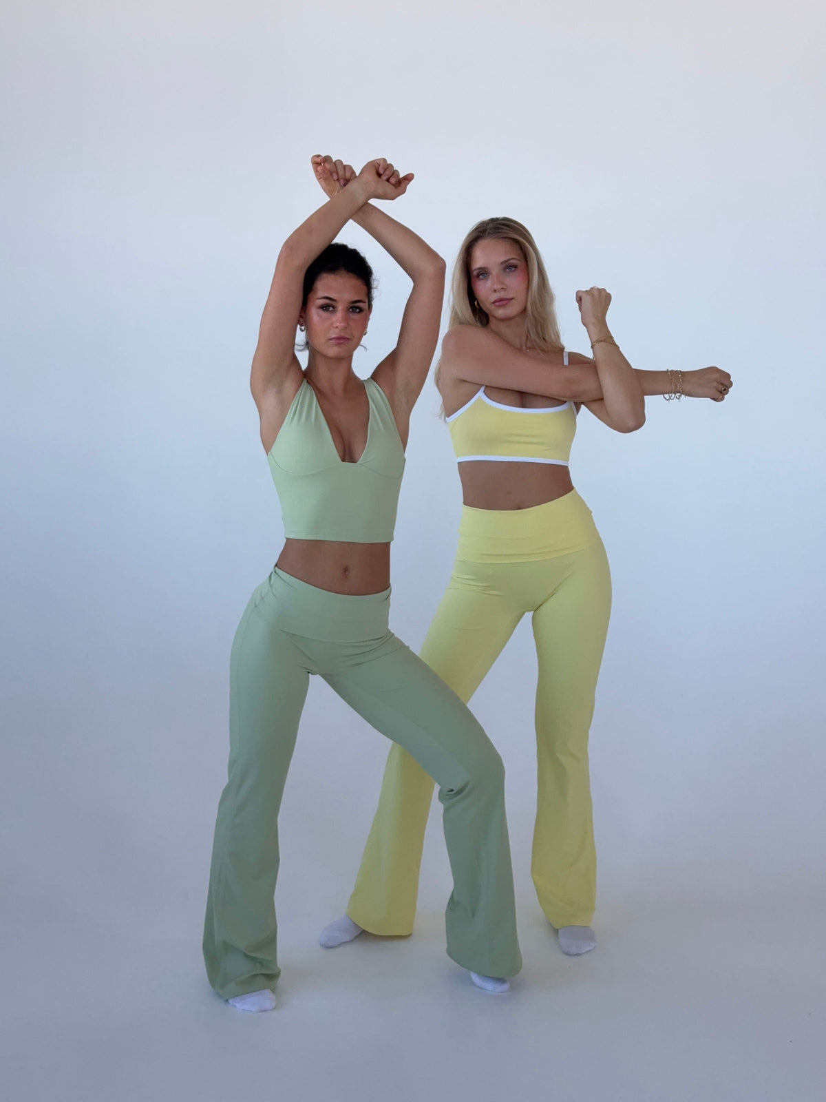 Premium Tereyağı Renk Geniş Paça Pantolon