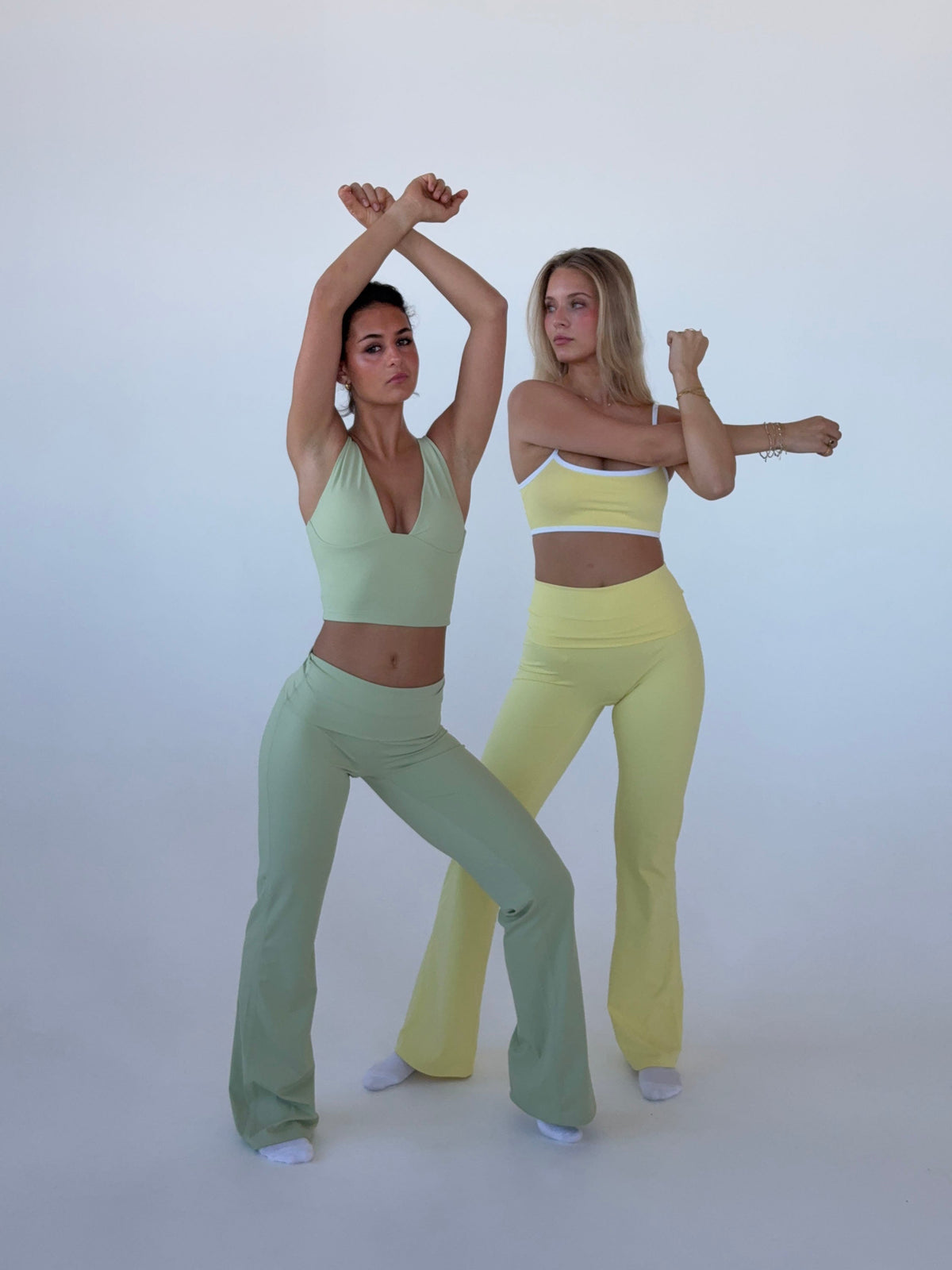 Premium Tereyağı Renk Geniş Paça Pantolon