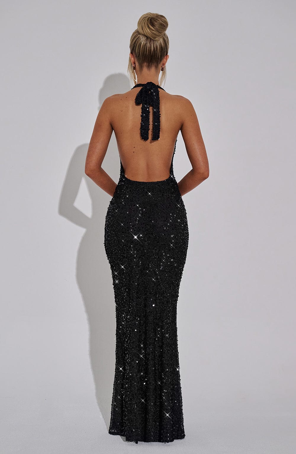 Siyah Lorena Maxi Elbise