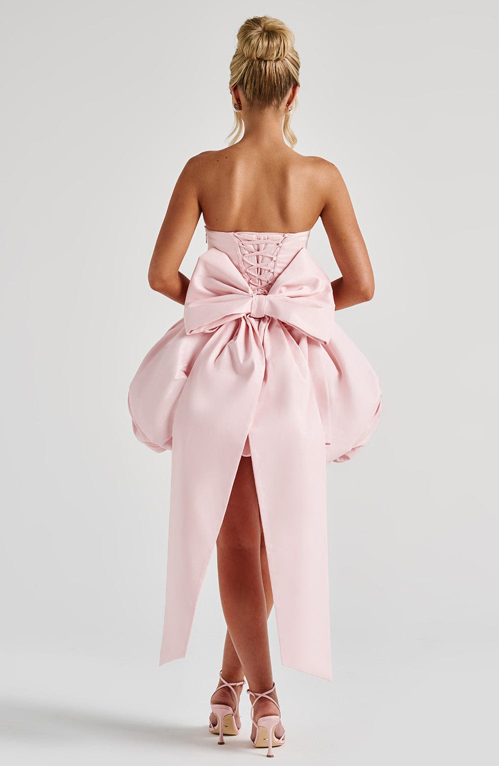 Lotus Mini Pembe Elbise