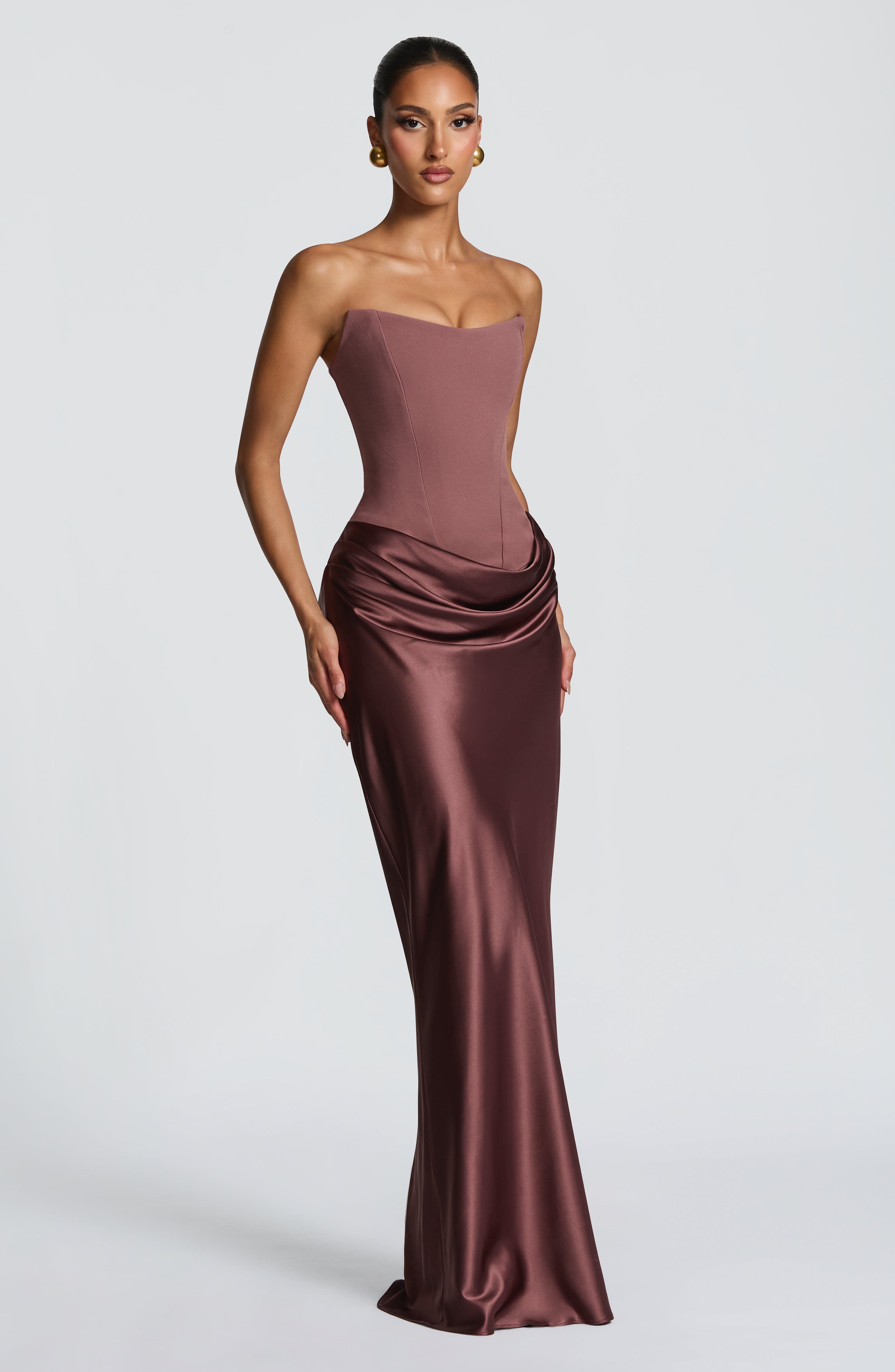 Maggie Maxi Pembe Elbise