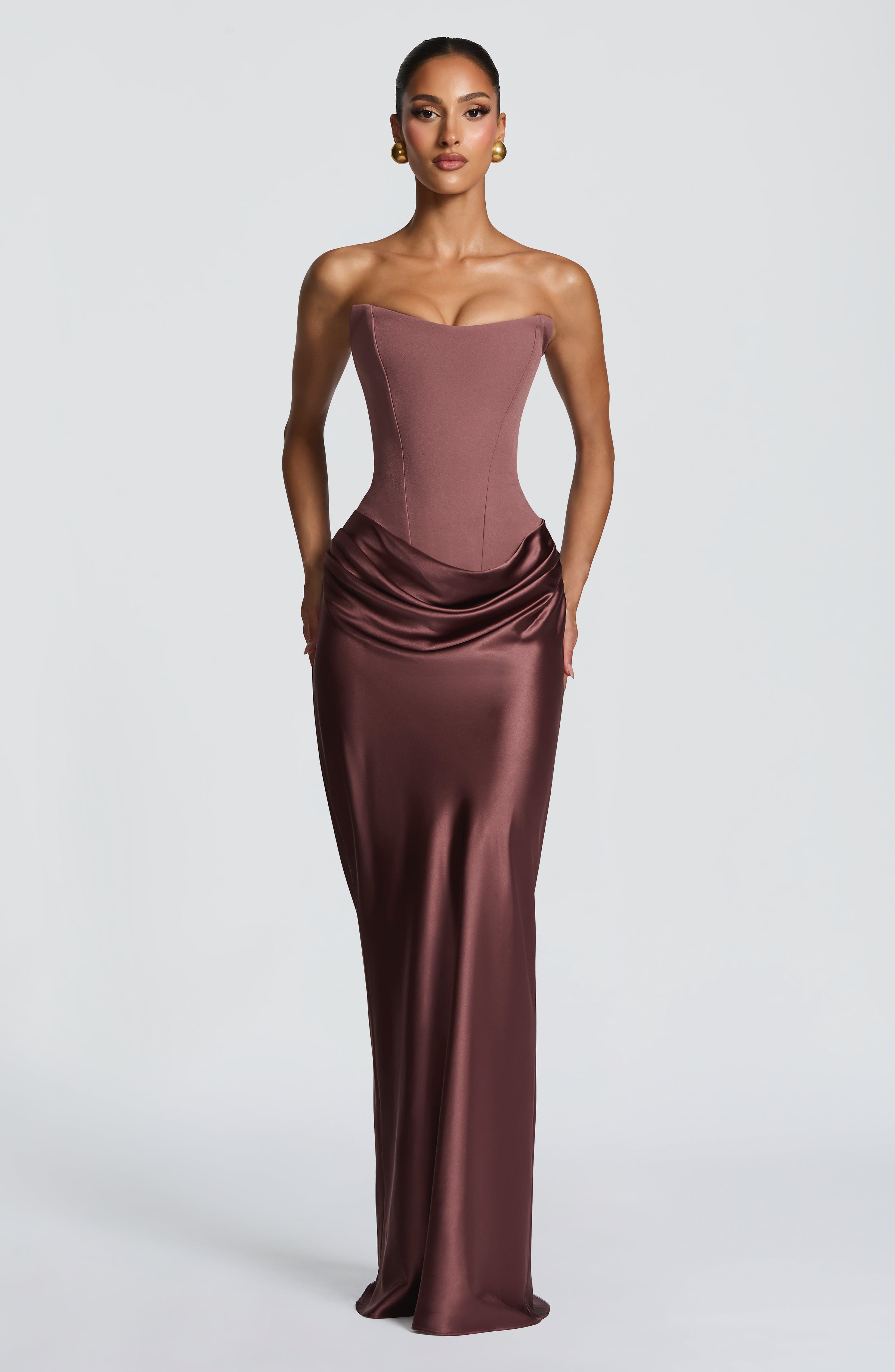 Maggie Maxi Pembe Elbise