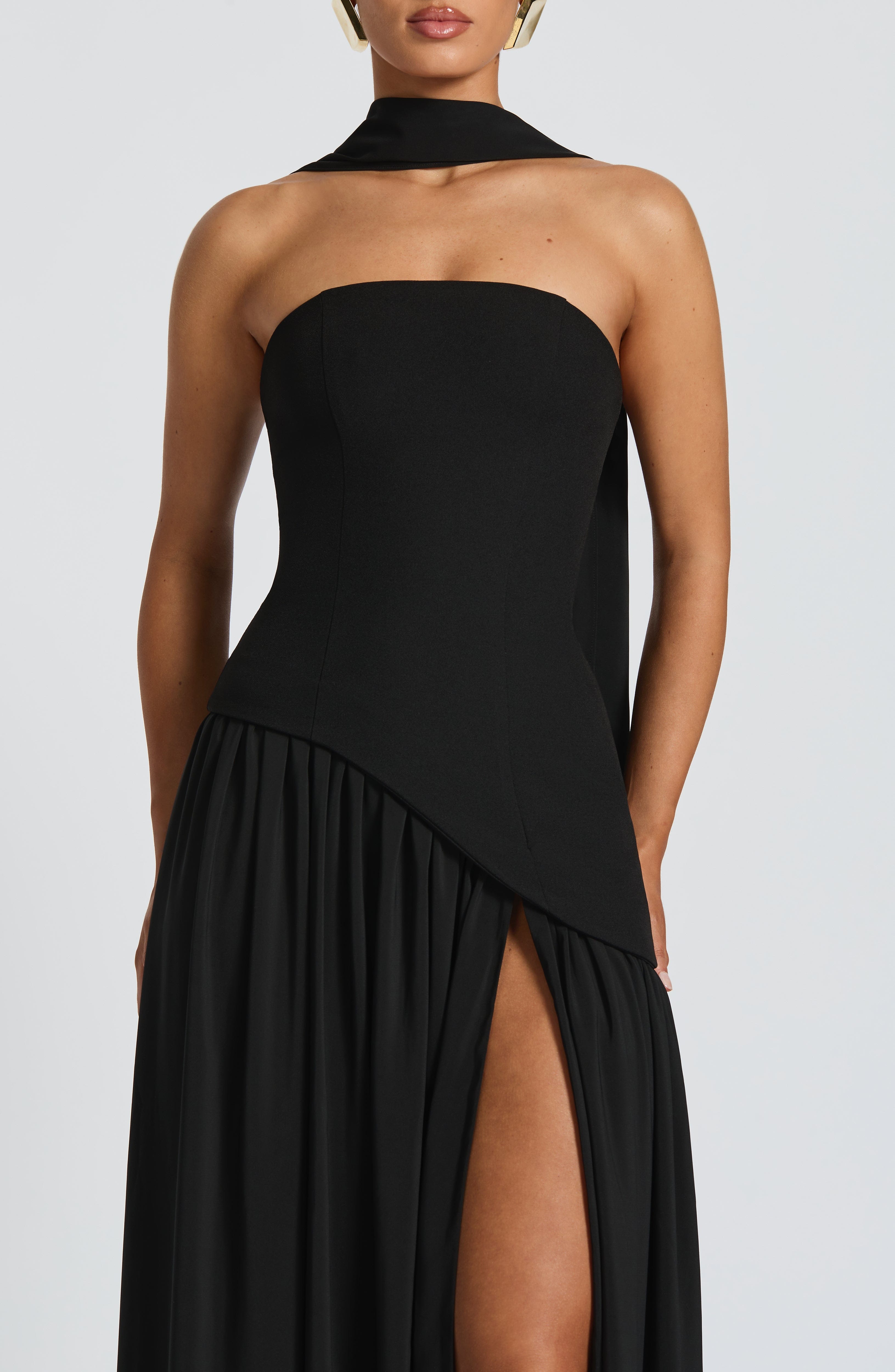 Maliyah Maxi Elbise – Siyah
