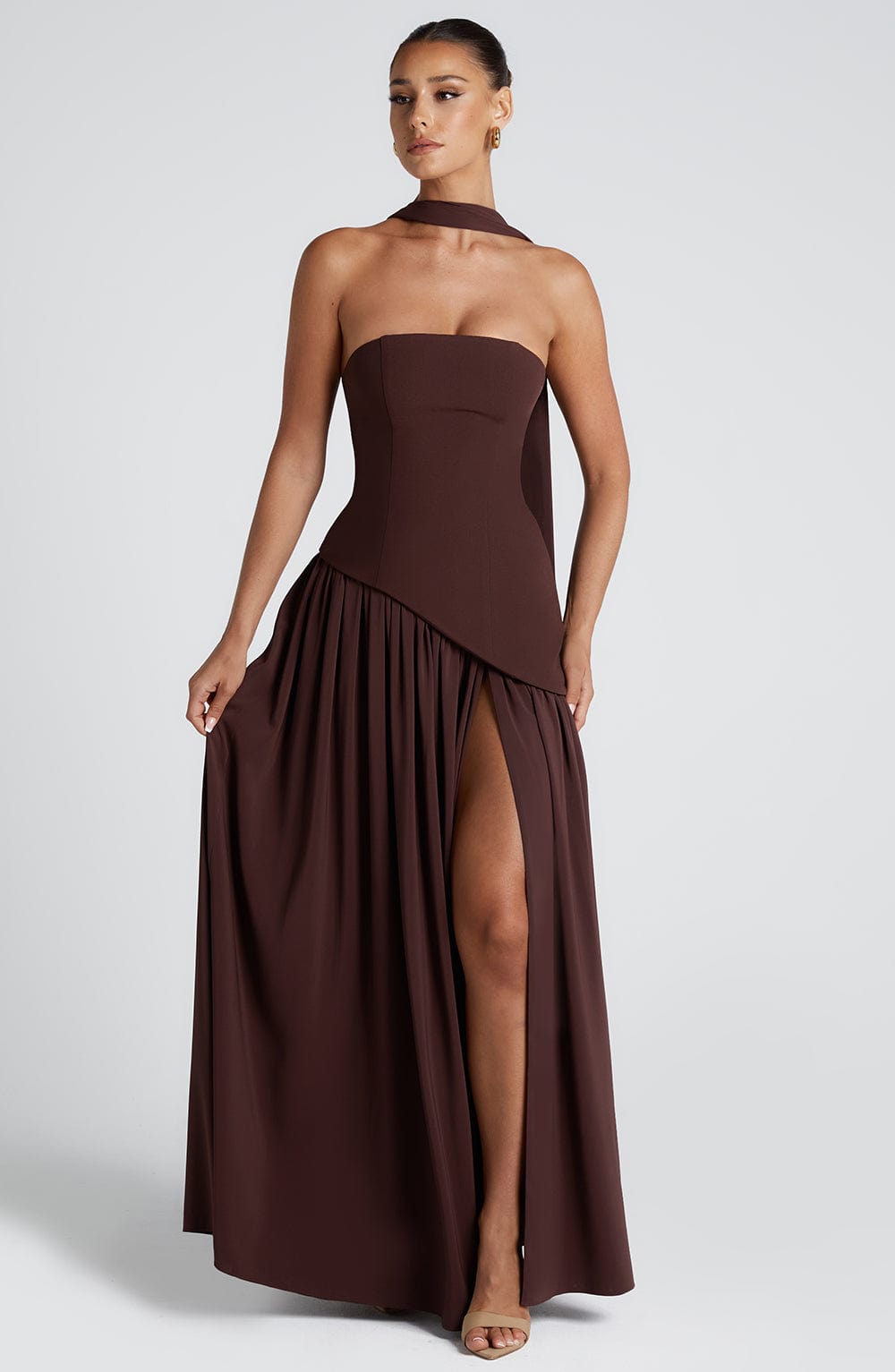 Maliyah Maxi Erik Moru Elbise