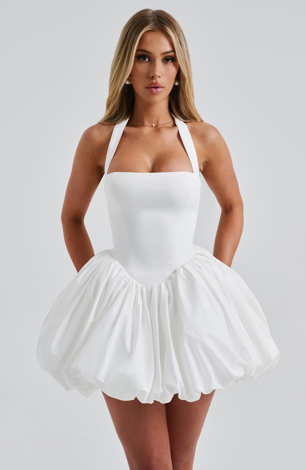 Maricia Mini Krem Elbise