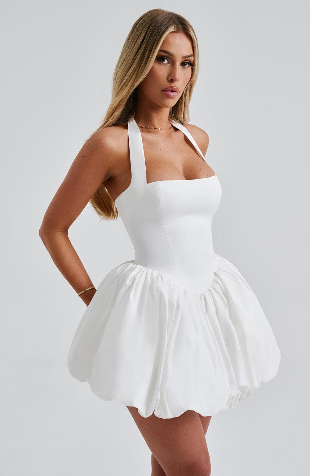 Maricia Mini Krem Elbise