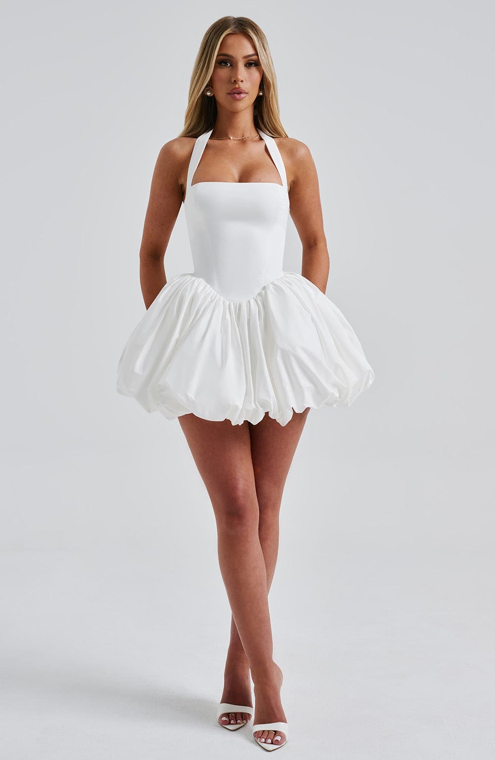 Maricia Mini Krem Elbise