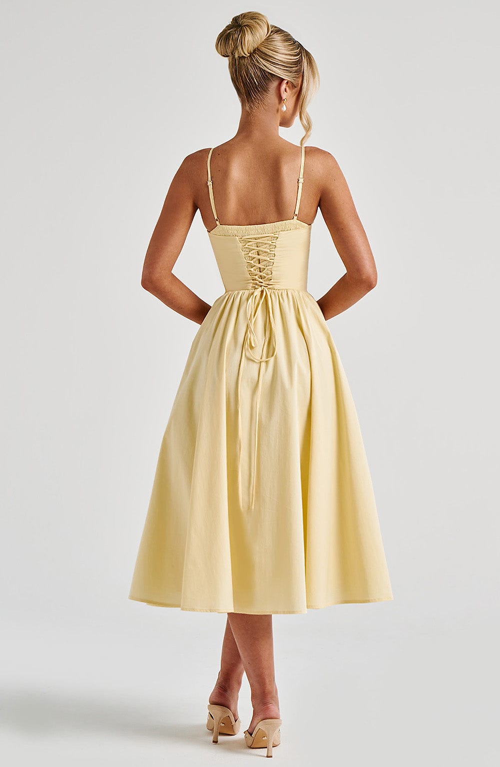 Mariella Limon Midi Elbise