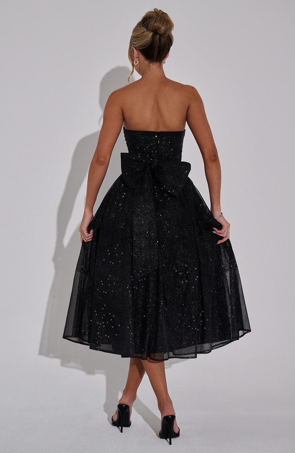 Marissa Midi Siyah Elbise