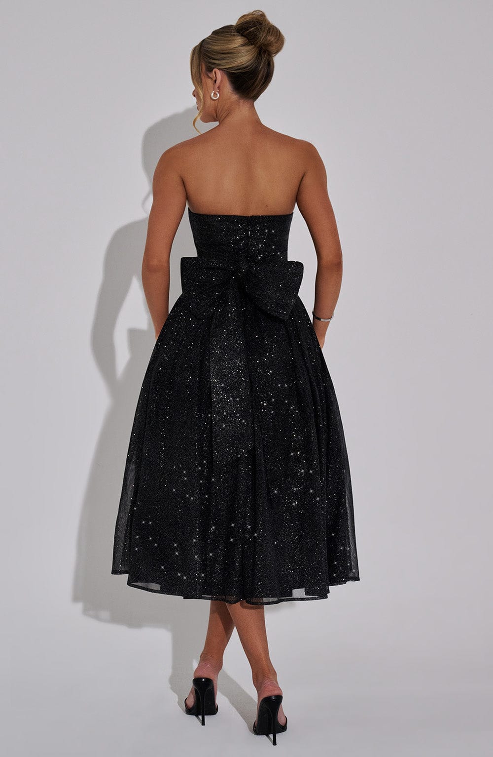 Marissa Midi Siyah Elbise
