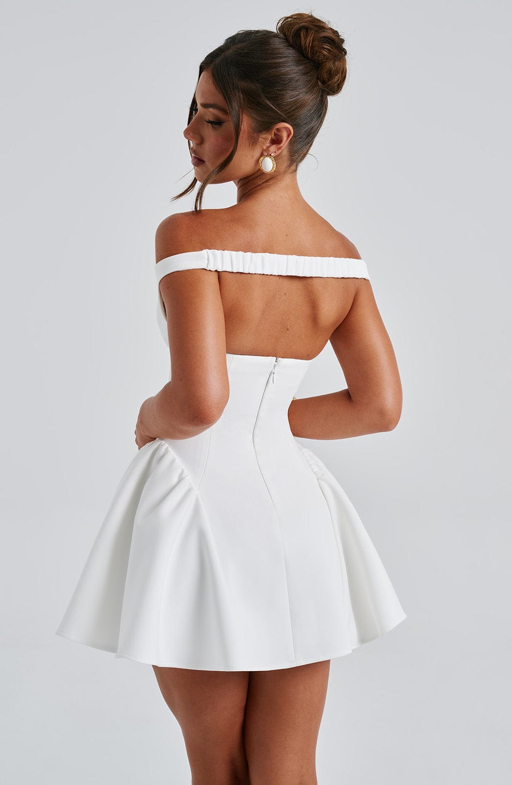 Marla Mini Krem Elbise