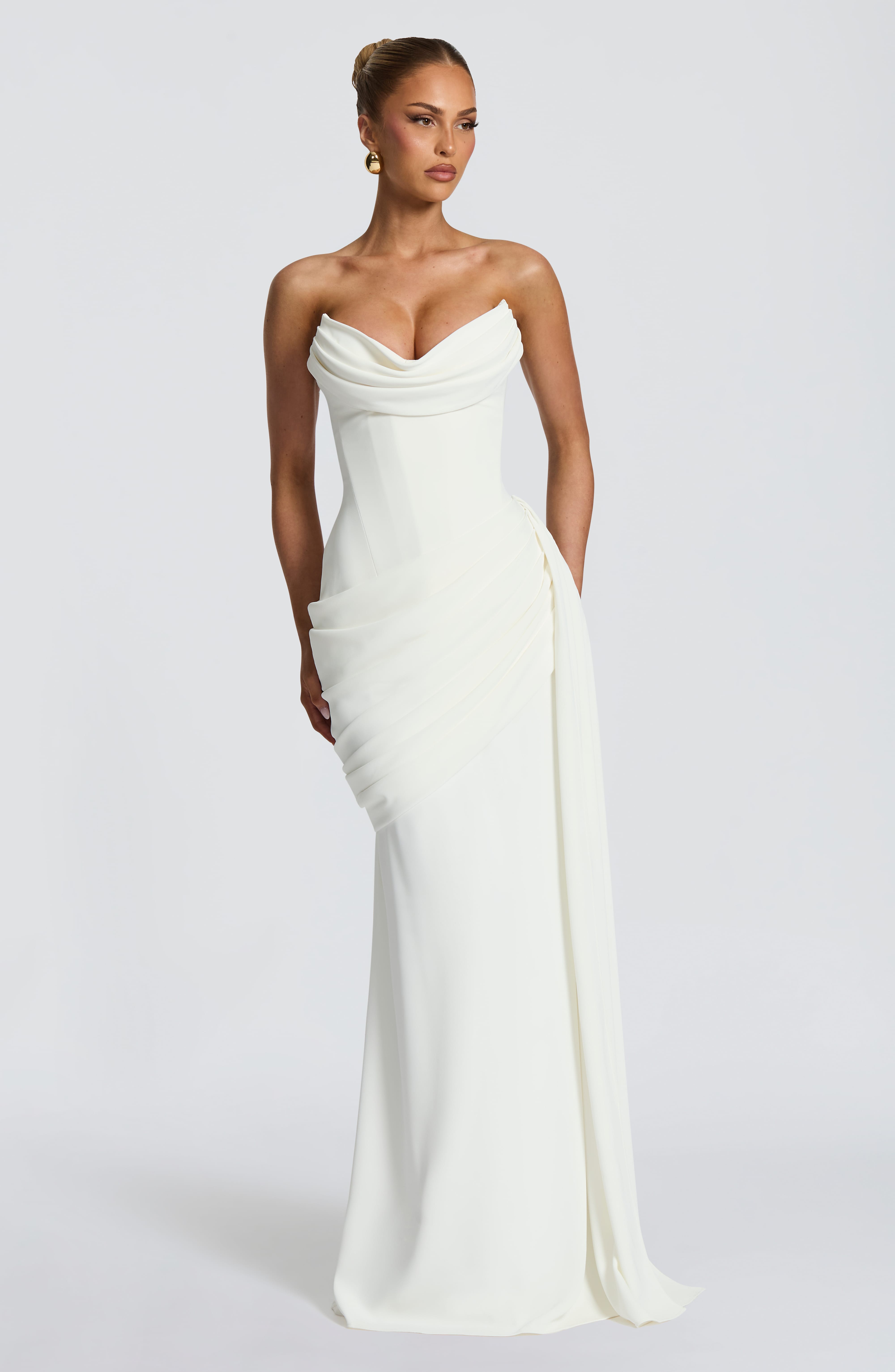 Matisse Maxi Krem Elbise