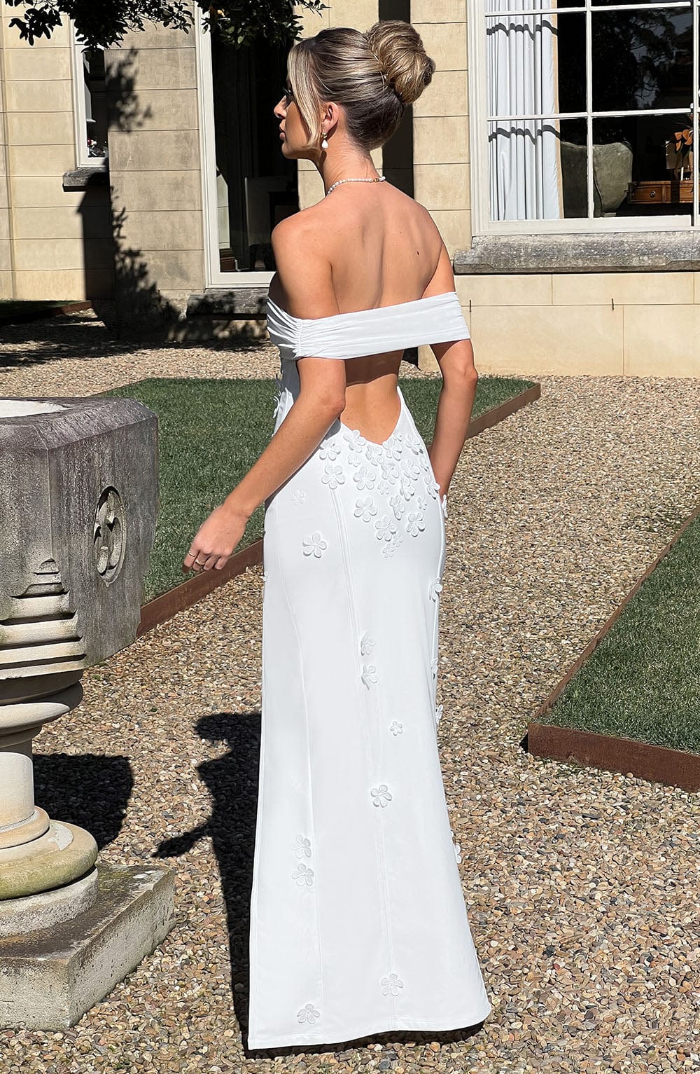 Milani Maxi Krem Elbise