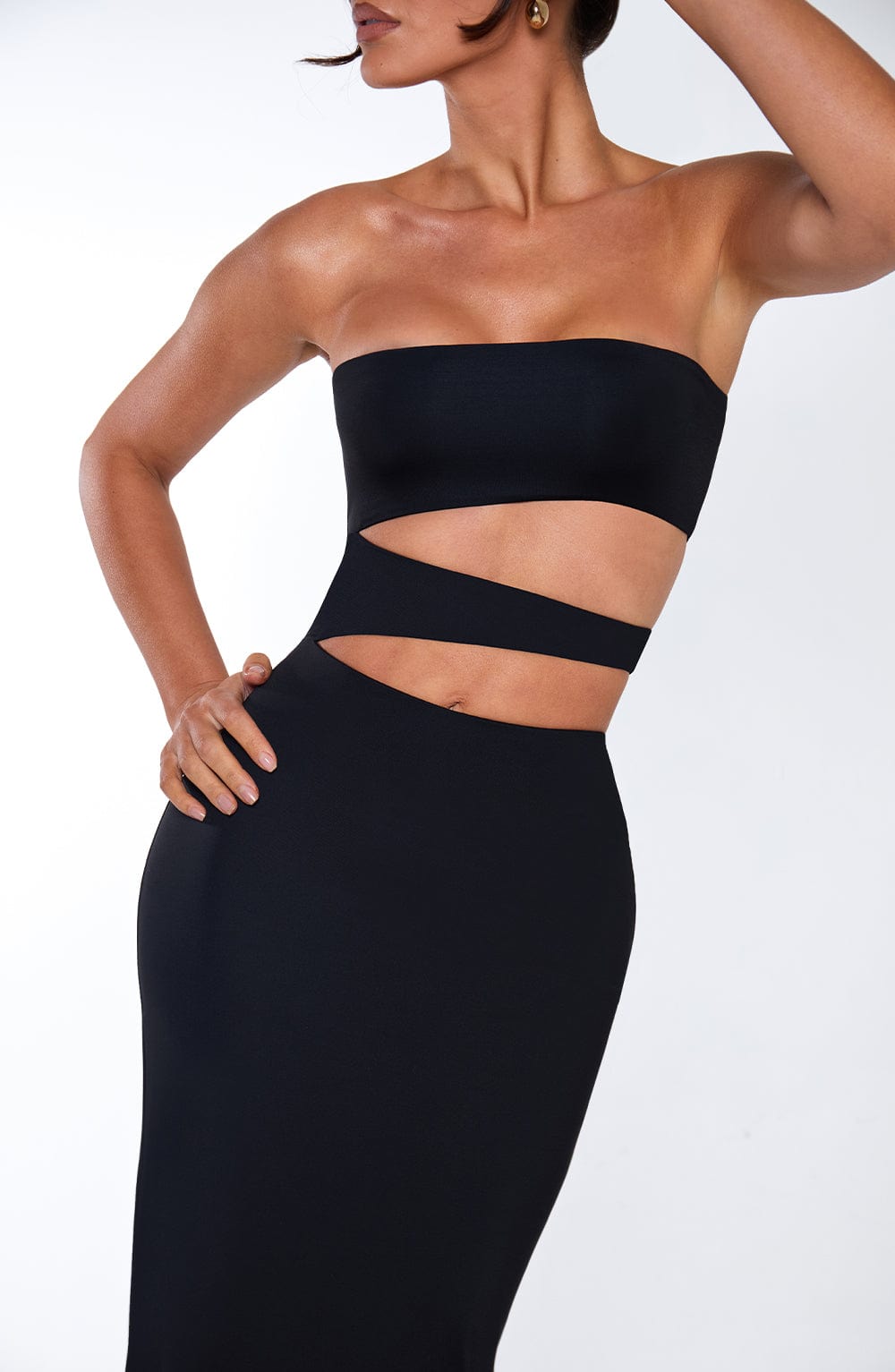 Milia Maxi Siyah Elbise