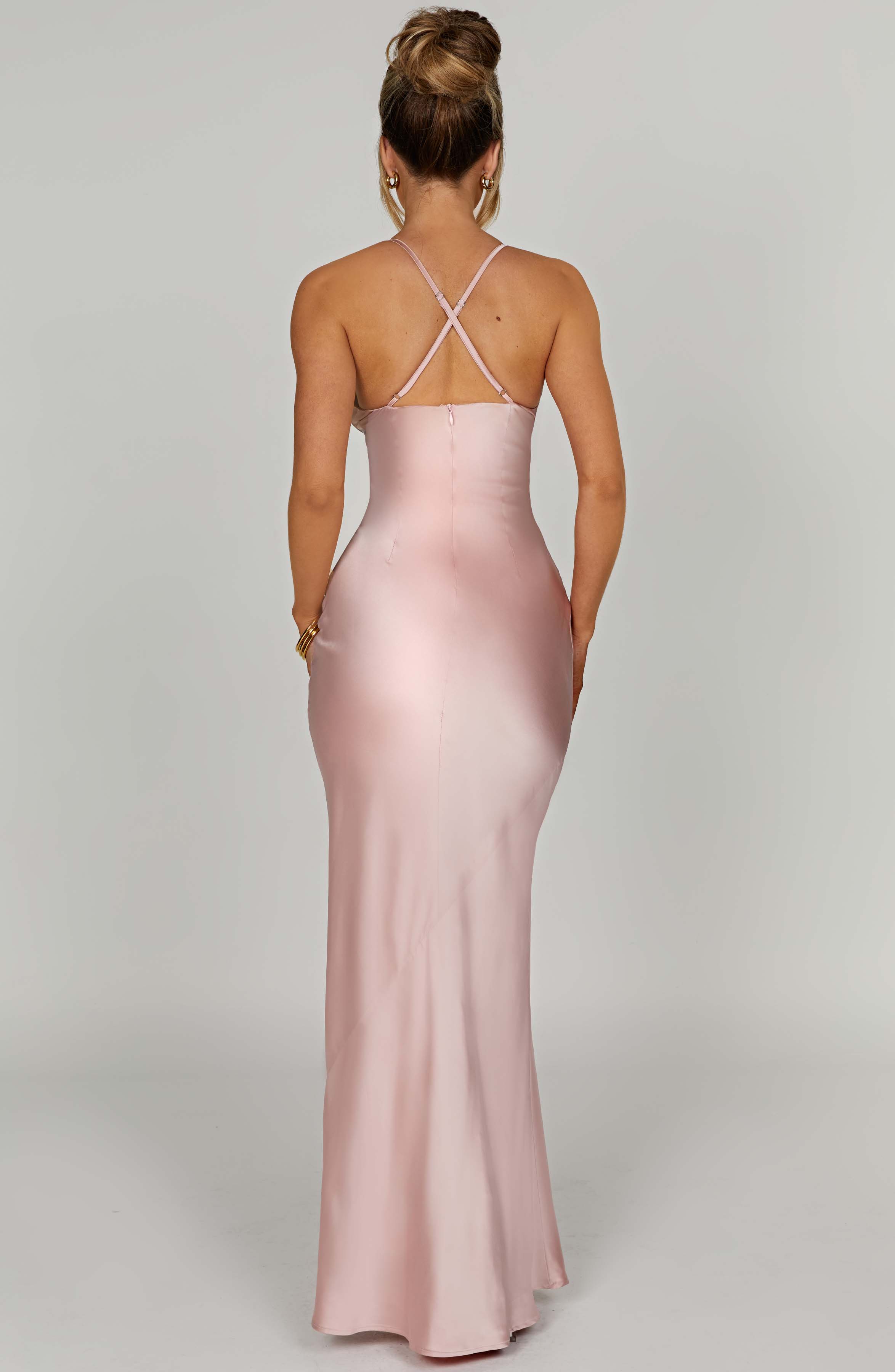 Miriam Pembe Maxi Elbise