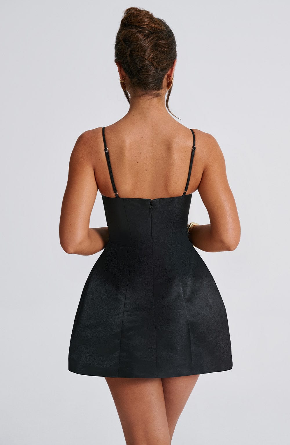 Nicole Mini Siyah Elbise