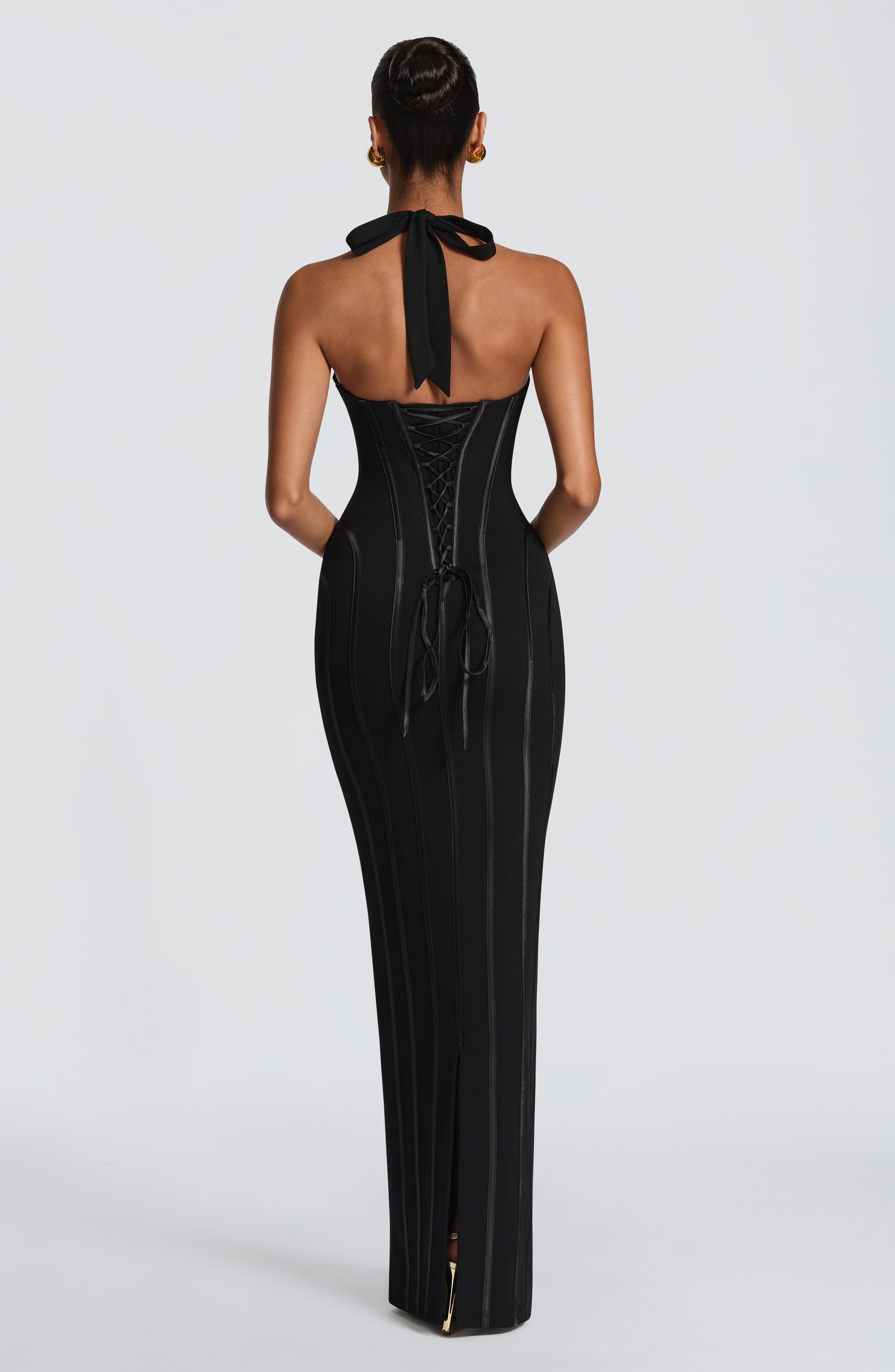 Siyah Nigella Maxi Elbise