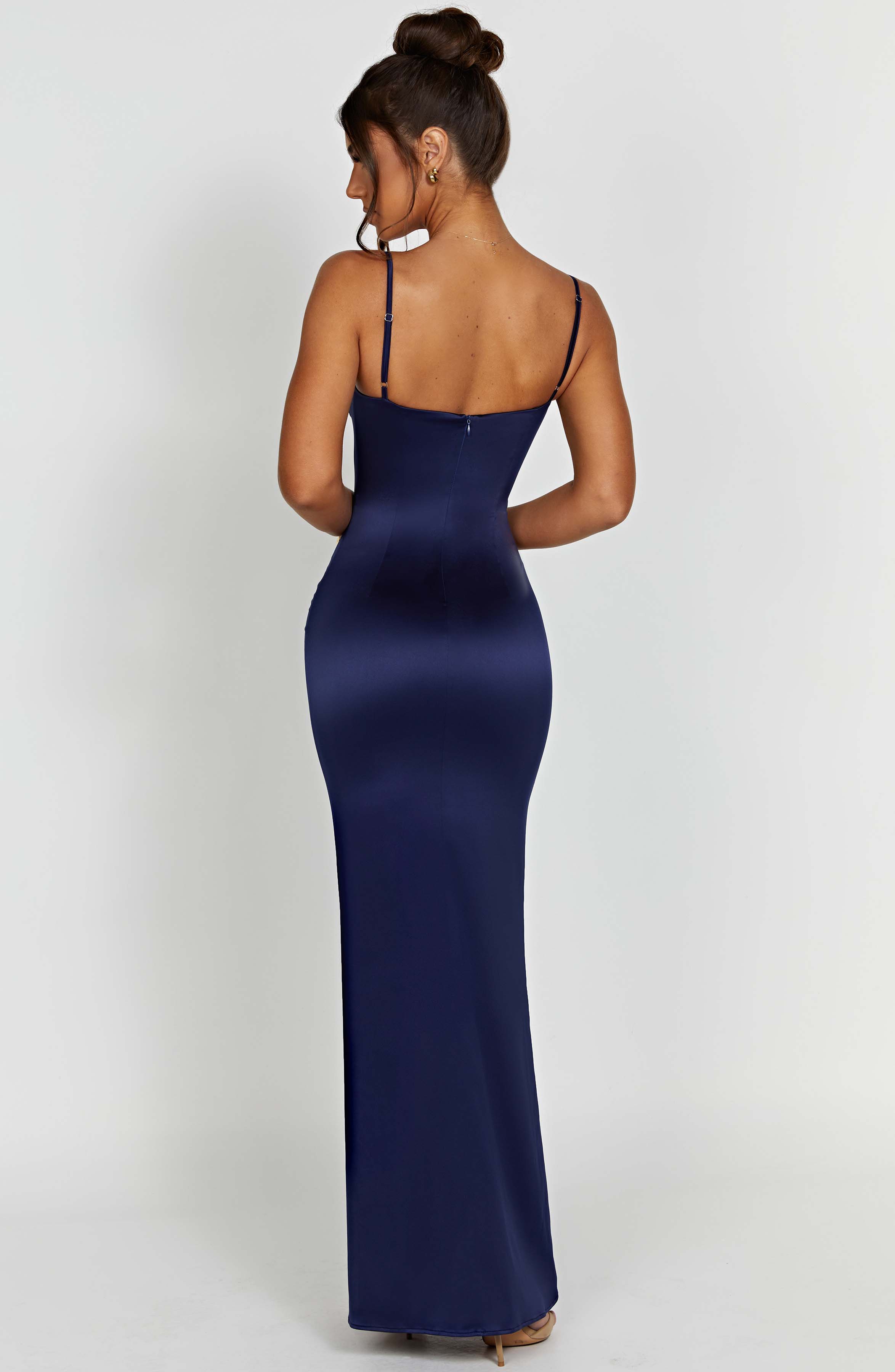 Onika Lacivert Maxi Elbise
