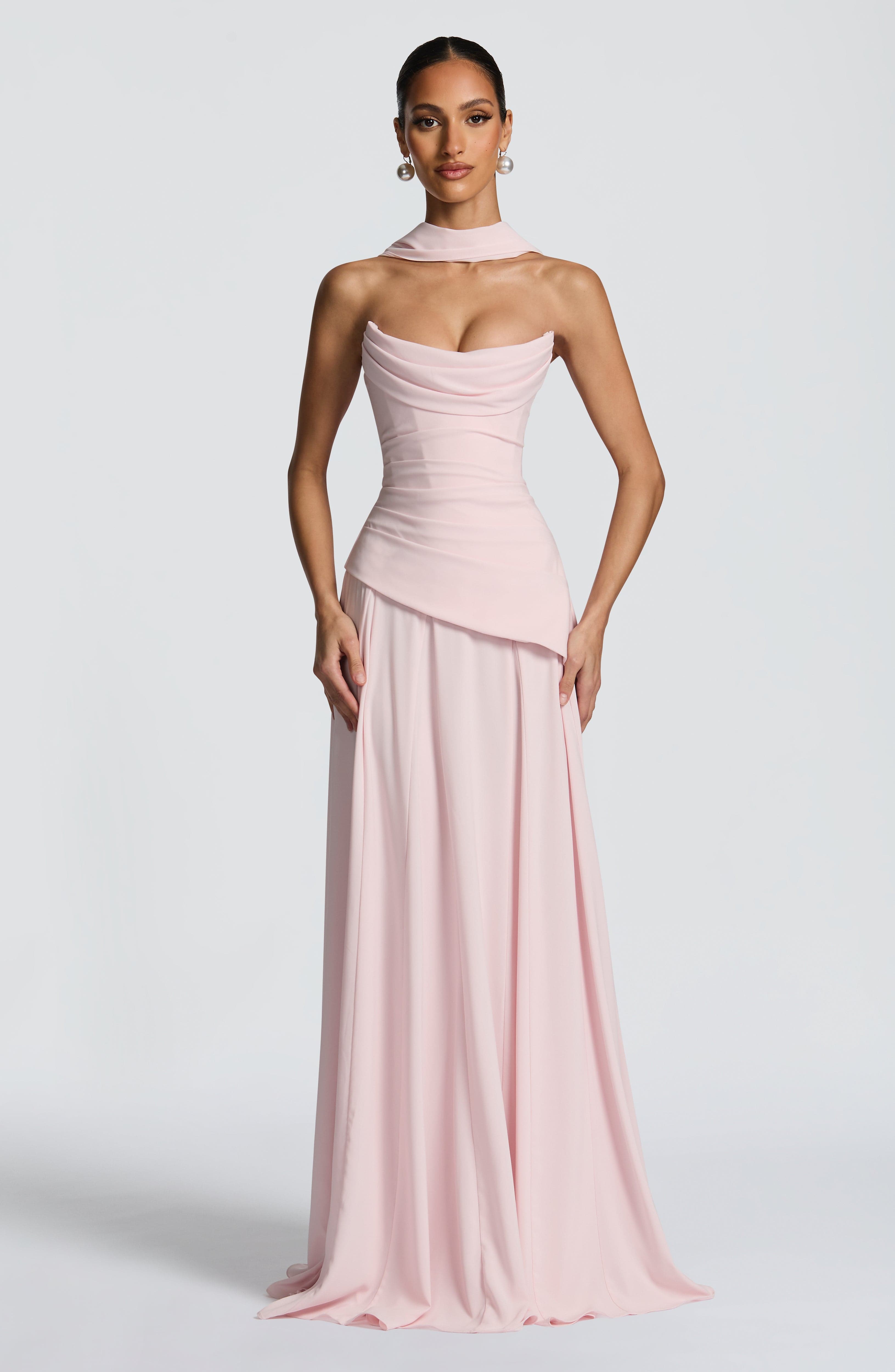 Patricia Pembe Maxi Elbise