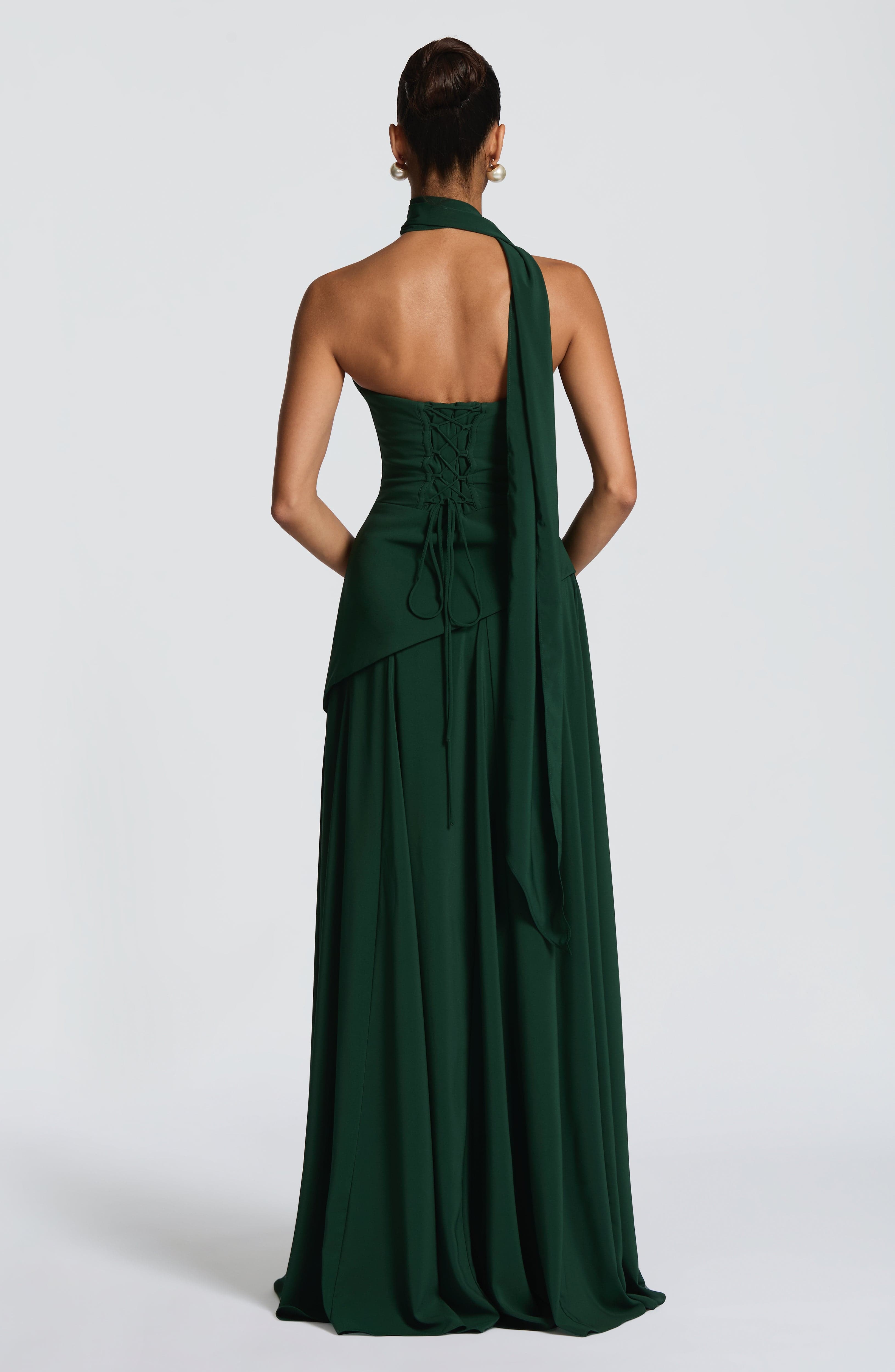 Patricia Maxi Elbise – Zümrüt Yeşili