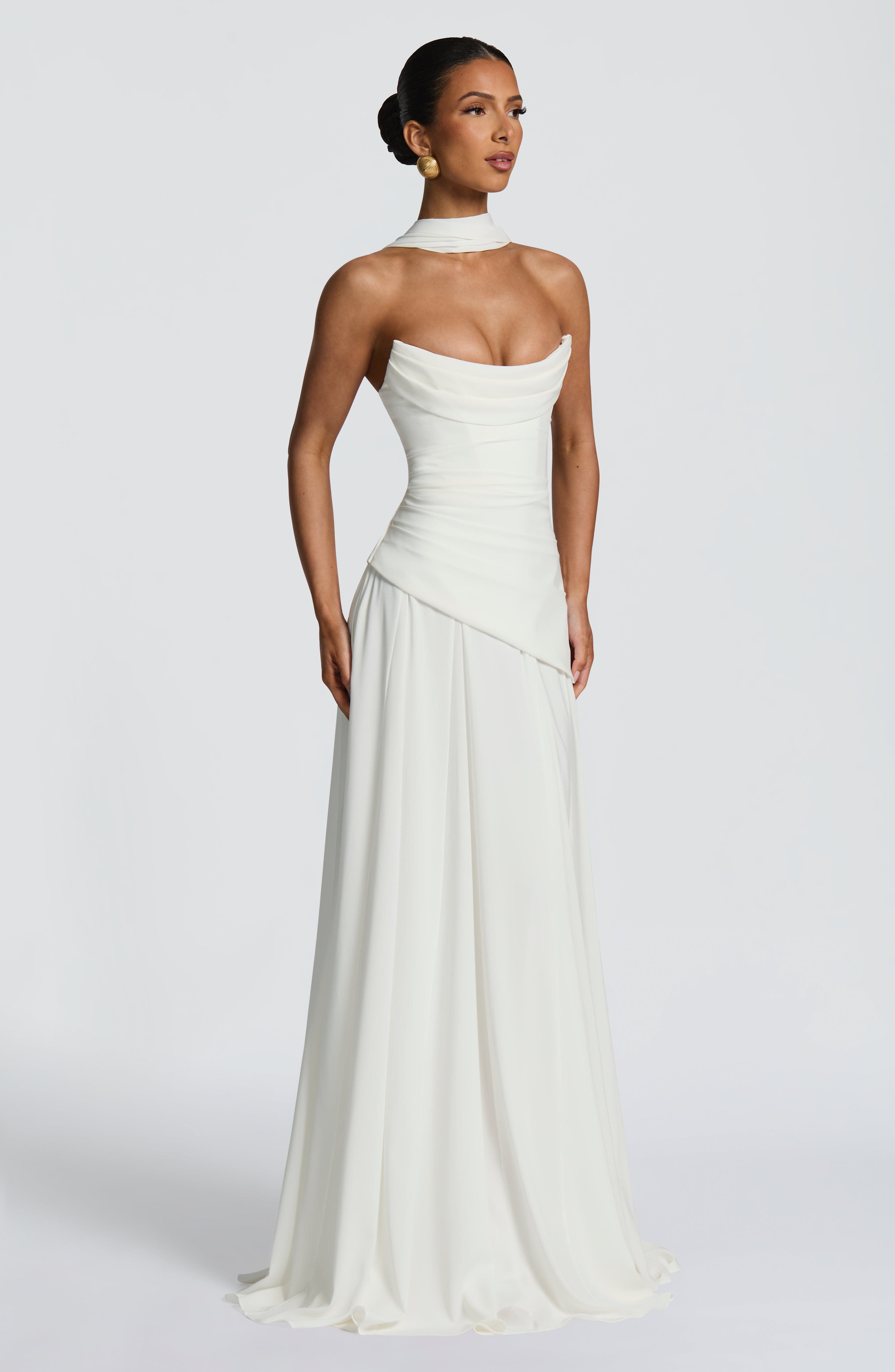 Patricia Maxi Krem Elbise