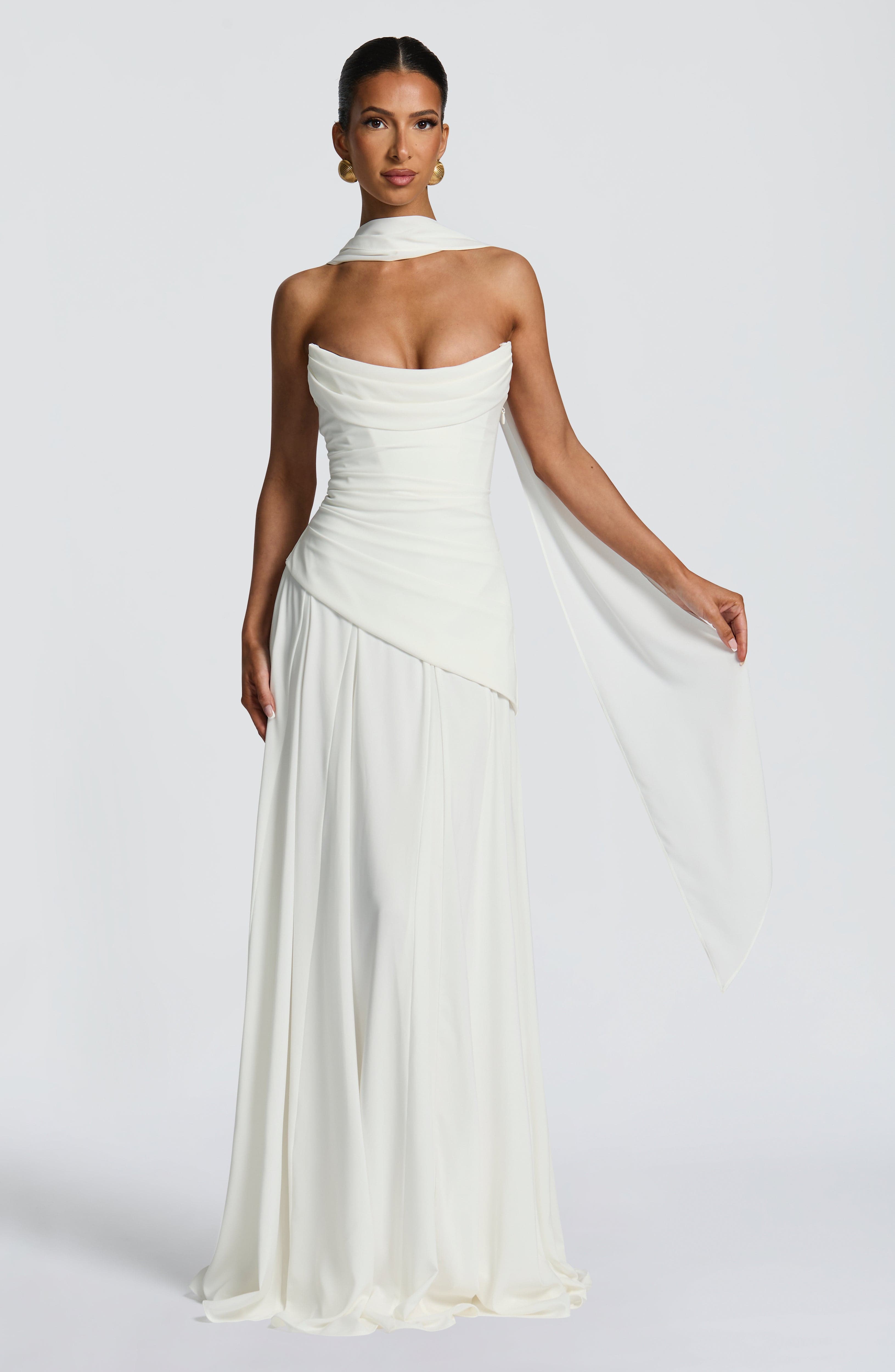 Patricia Maxi Krem Elbise