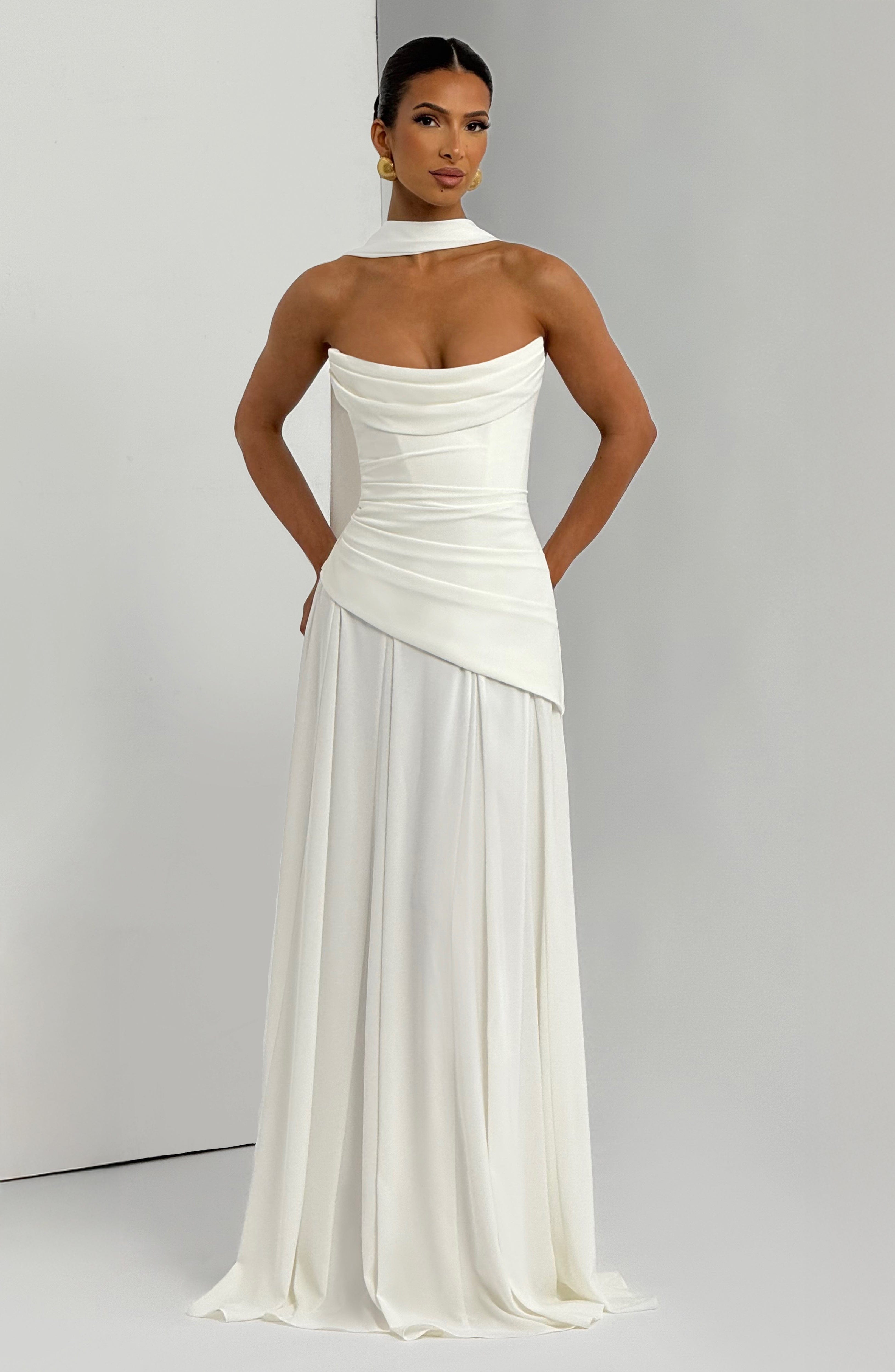 Patricia Maxi Krem Elbise