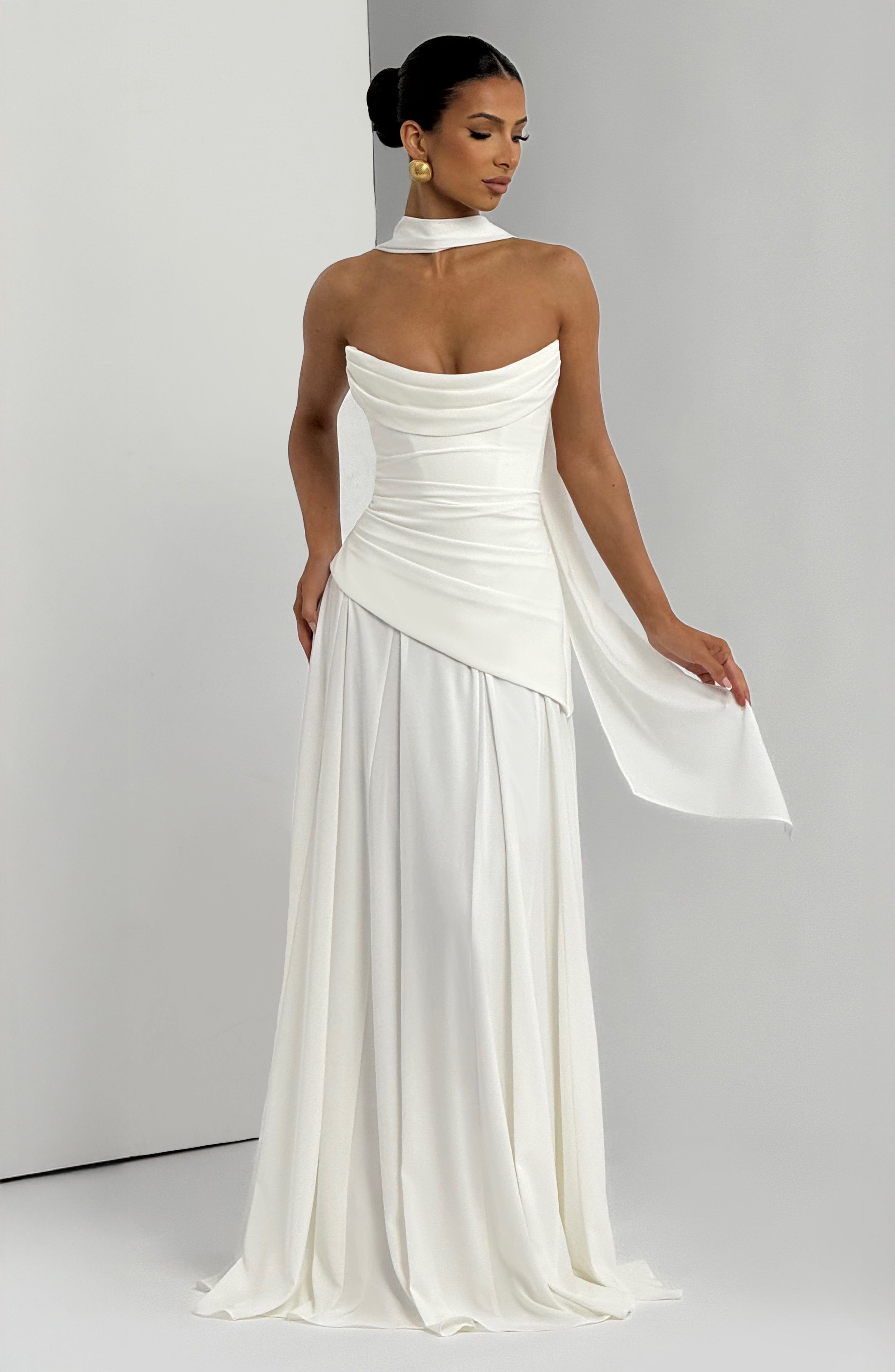 Patricia Maxi Krem Elbise